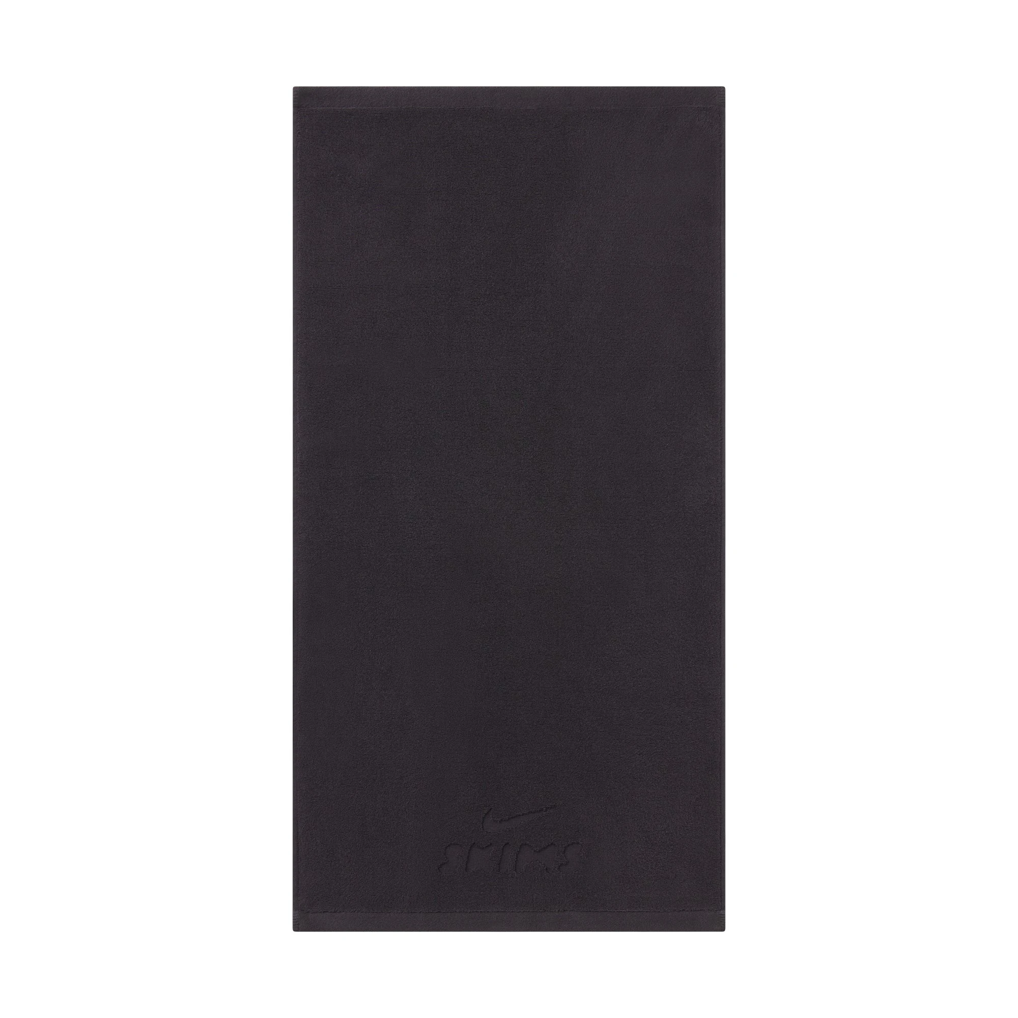 NikeSKIMS ACCESSORIES SMALL TOWEL | OBSIDIAN FLAT ON A WHITE BACKGROUND