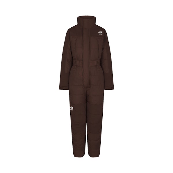 THE NORTH FACE X SKIMS DOWN ONE PIECE | COCOA FLAT ON A WHITE BACKGROUND | FLT