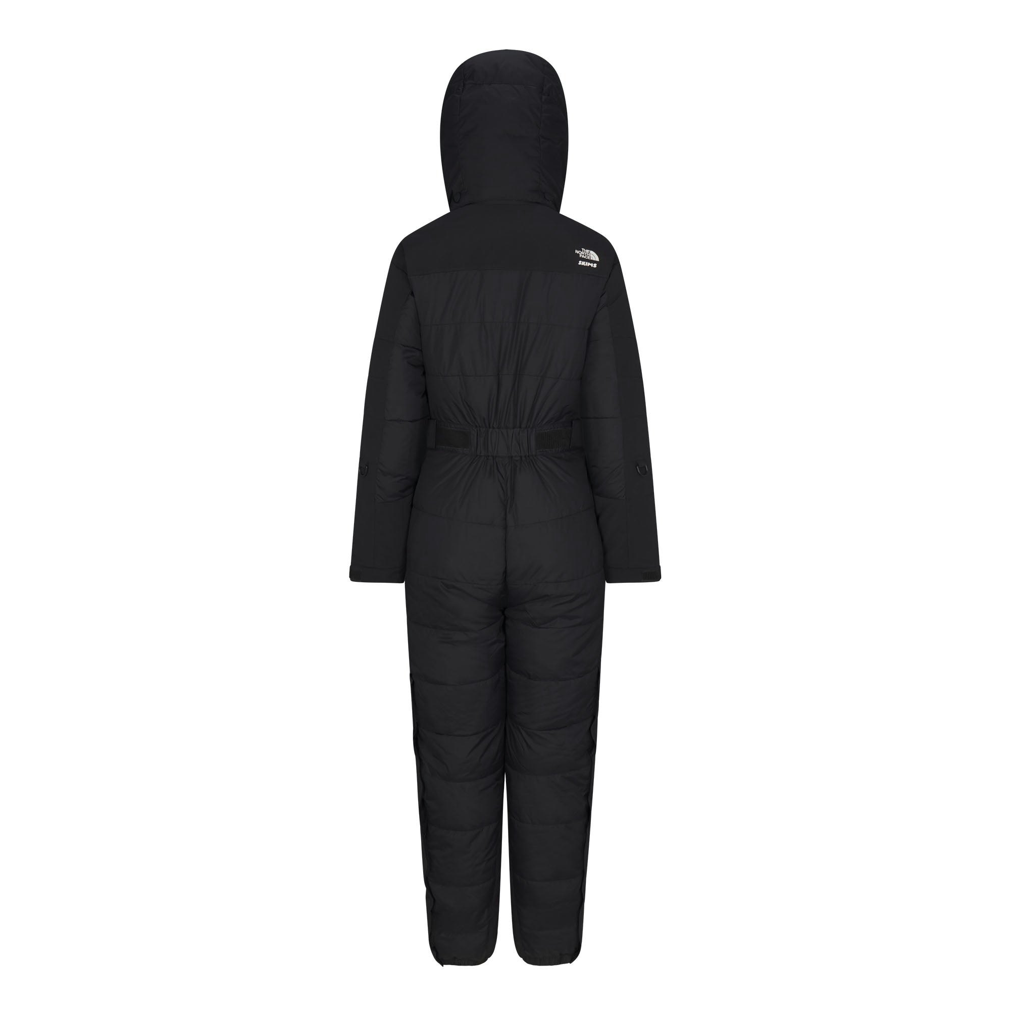 THE NORTH FACE X SKIMS DOWN ONE PIECE | ONYX FLAT ON A WHITE BACKGROUND | FLT