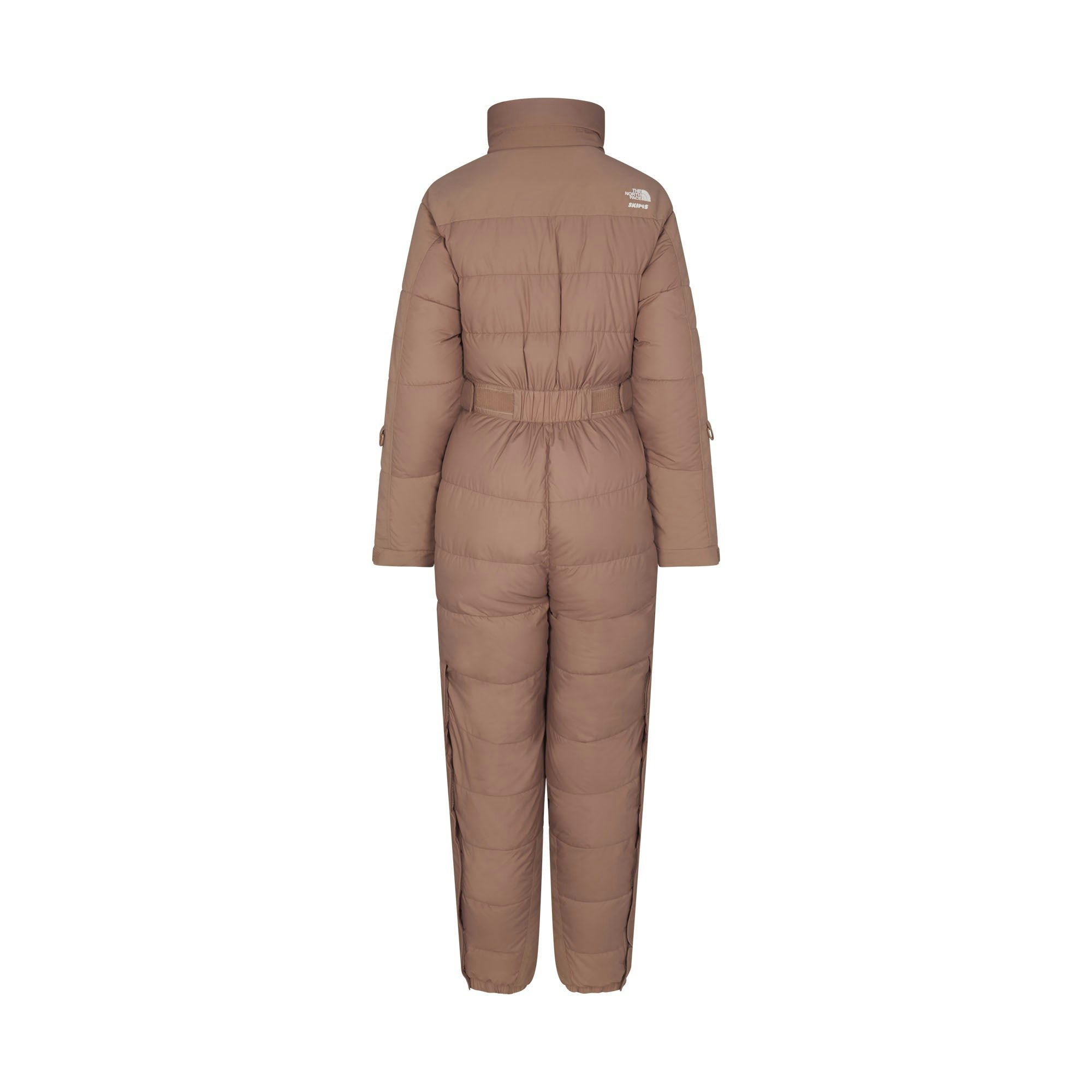 THE NORTH FACE X SKIMS DOWN ONE PIECE | SIENNA FLAT ON A WHITE BACKGROUND | FLT