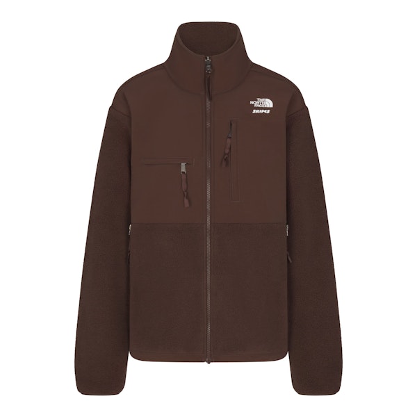 THE NORTH FACE X SKIMS 1995 RETRO DENALI FLEECE PANT | COCOA FLAT ON A WHITE BACKGROUND | FLT
