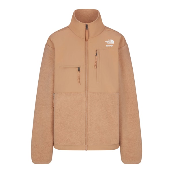 THE NORTH FACE X SKIMS 1995 RETRO DENALI FLEECE PANT | OCHRE FLAT ON A WHITE BACKGROUND | FLT