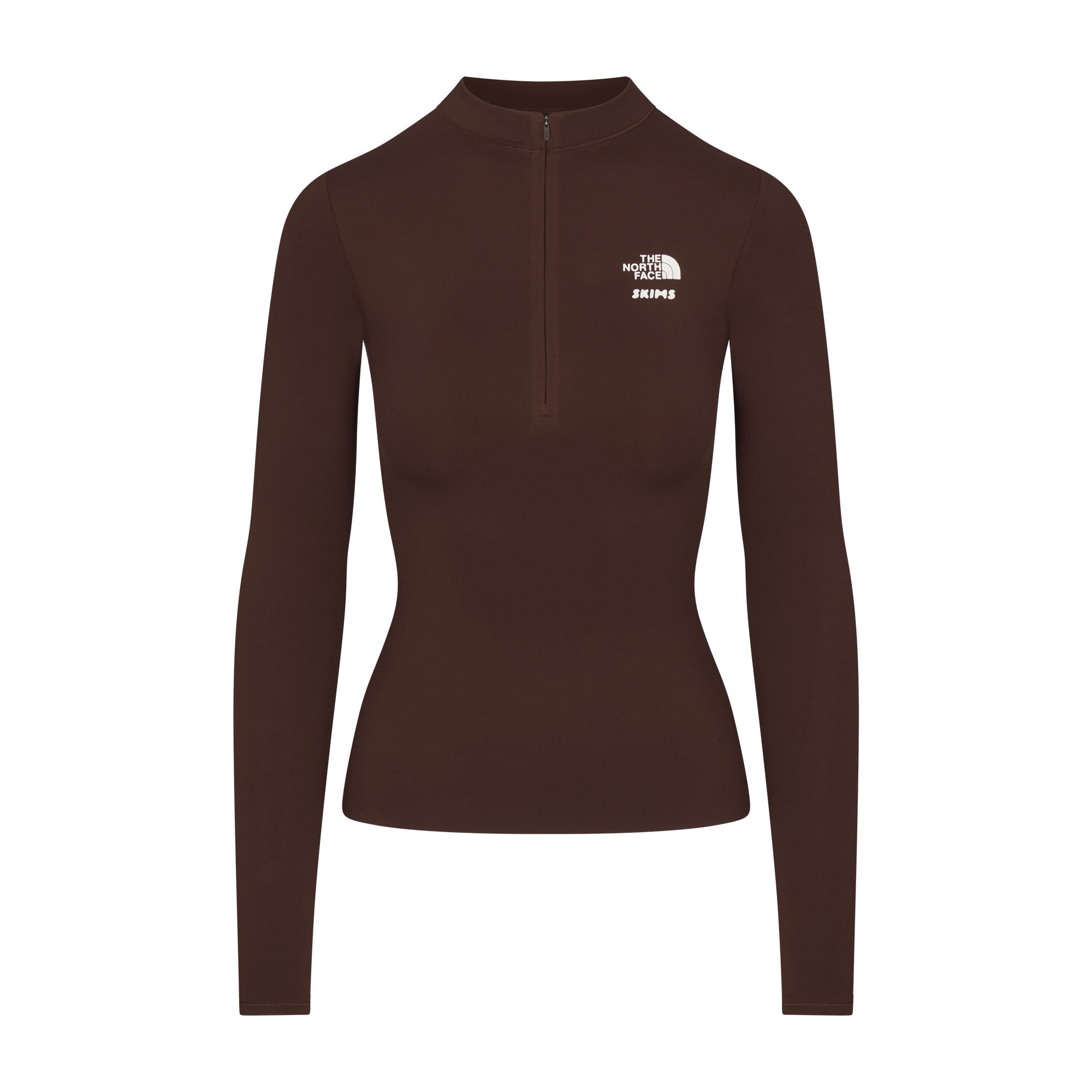 THE NORTH FACE X SKIMS REFINA LONG SLEEVE TOP | COCOA | XXS