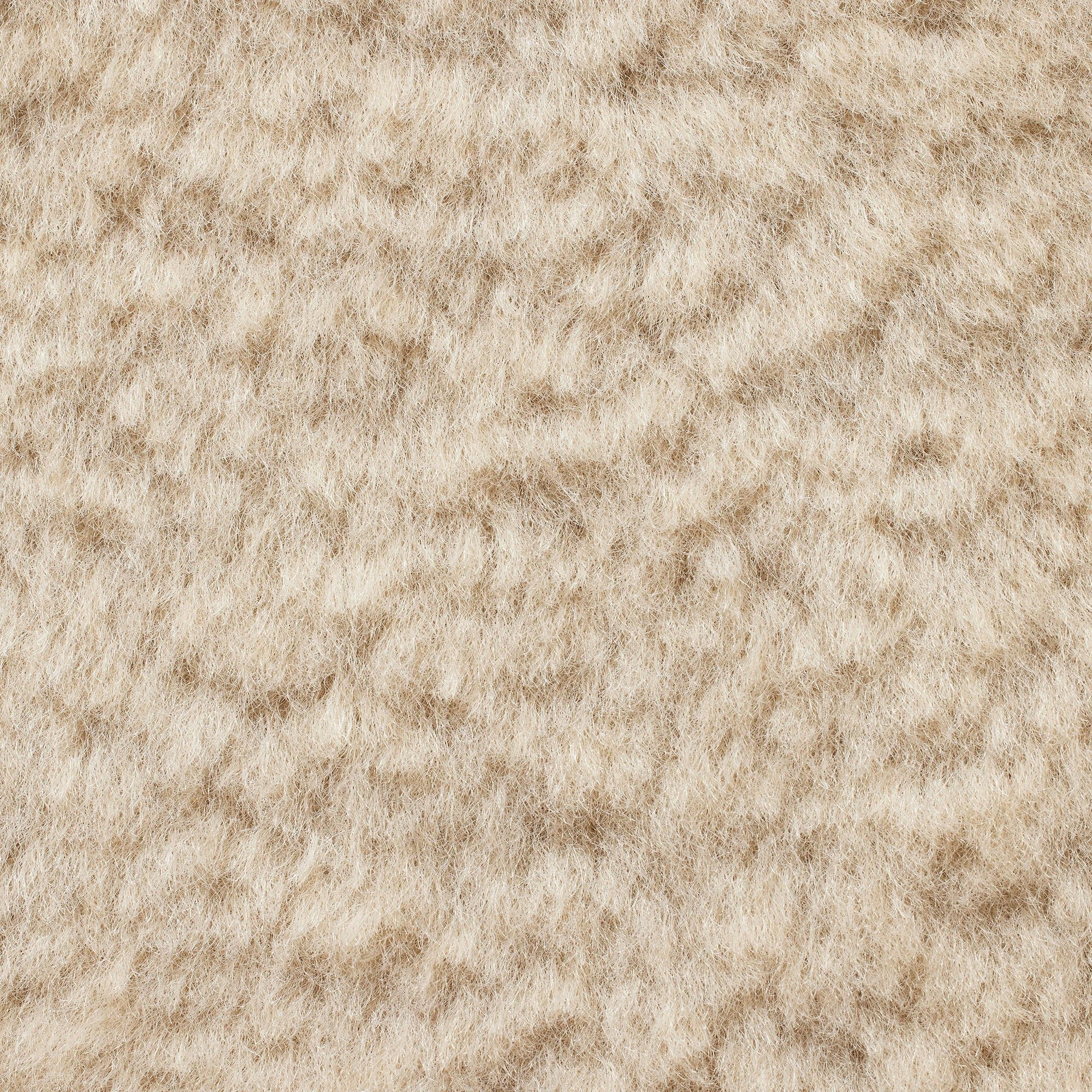 FAUX FUR OVERSIZED LONG COAT | CHAMPAGNE ADDITIONAL FABRIC DETAILS