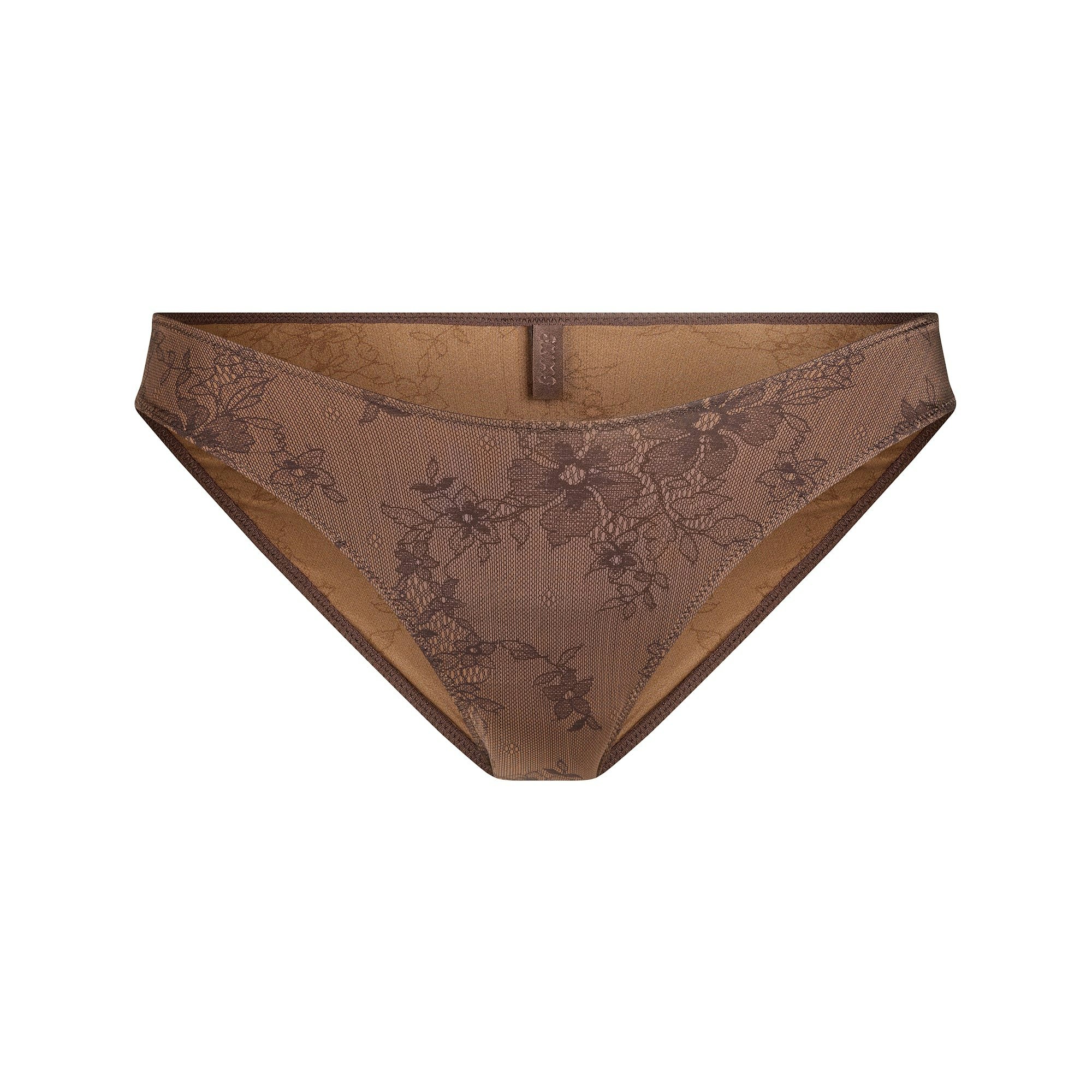 SHINE FOUNDATIONS DIPPED BIKINI | OXIDE LACE PRINT FLAT ON A WHITE BACKGROUND | FLT