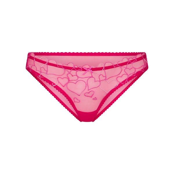 EMBROIDERED TULLE BIKINI | PUNCH FLAT ON A WHITE BACKGROUND | FLT