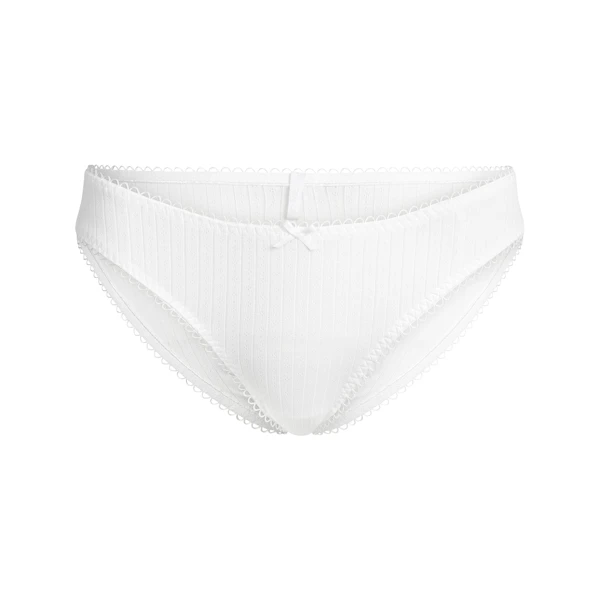 POINTELLE BIKINI | SNOW FLAT ON A WHITE BACKGROUND | FLT