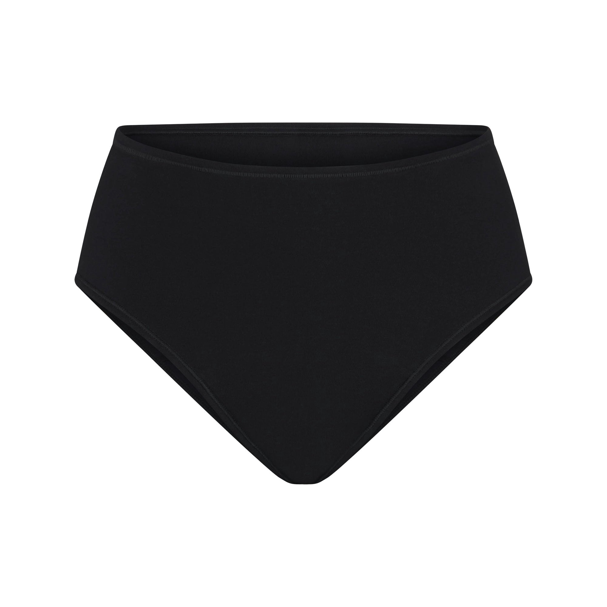 PERIOD PANTIES BRIEF | OBSIDIAN FLAT ON A WHITE BACKGROUND | FLT
