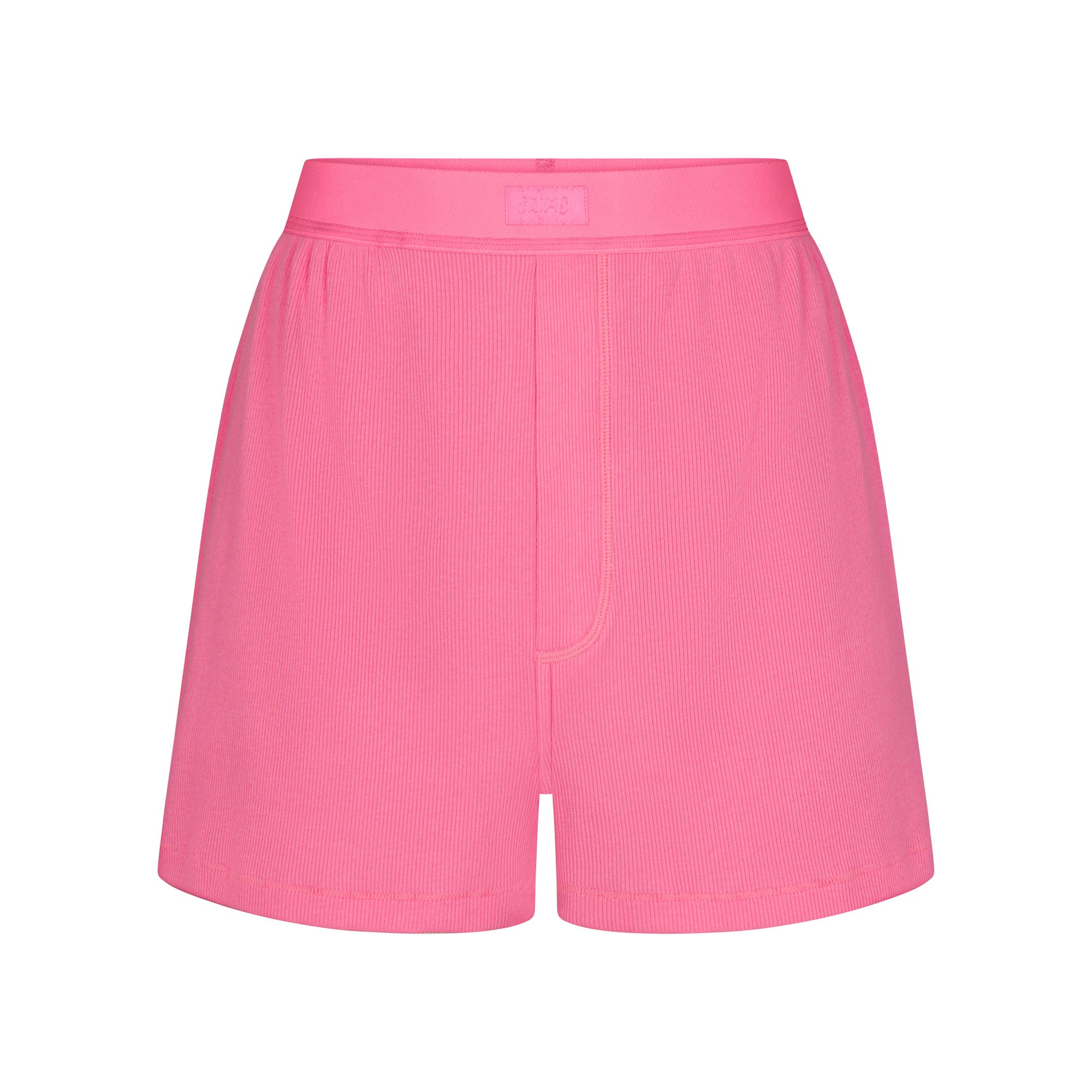 COTTON RIB LOOSE BOXER SUGAR PINK XXS