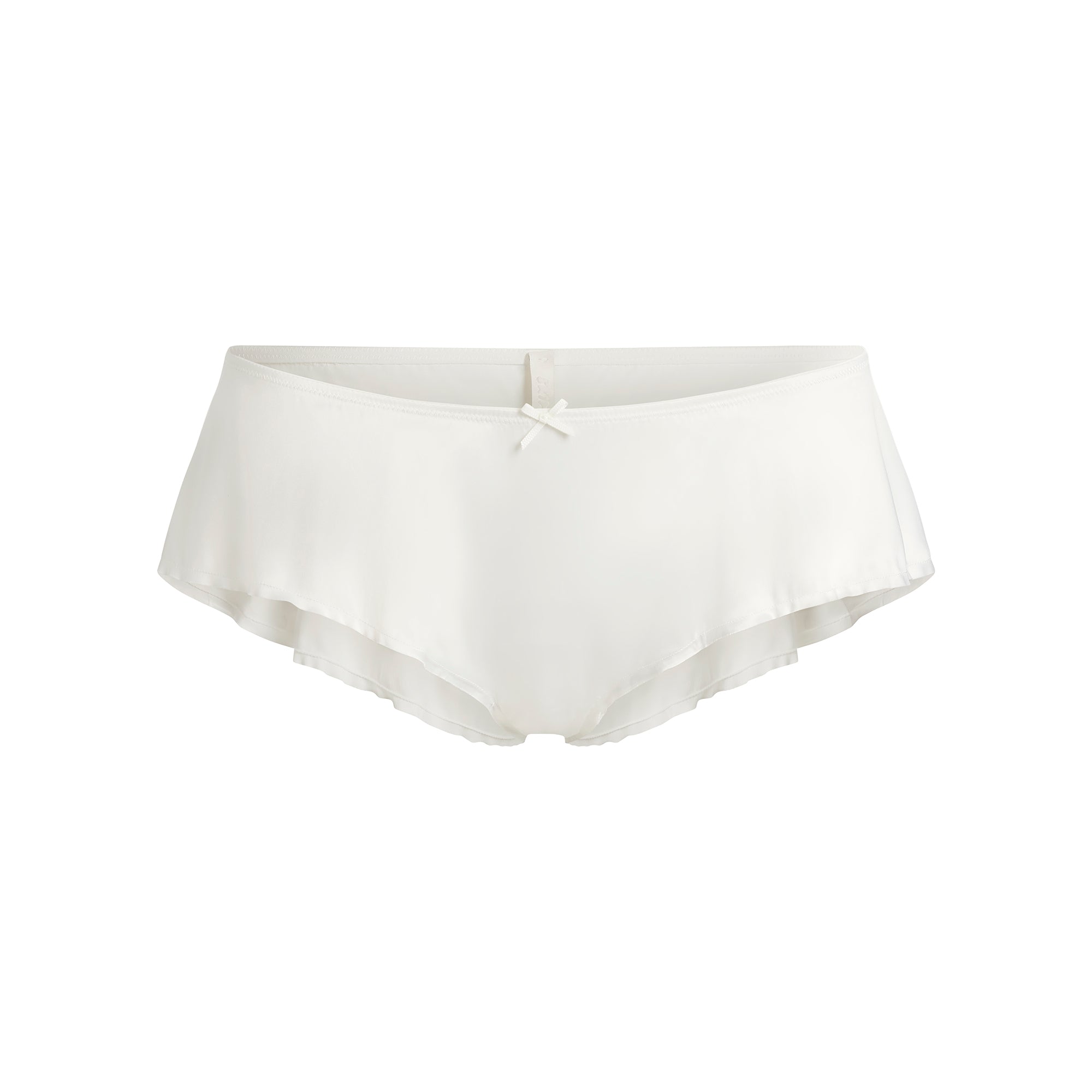 WOVEN SHINE TAP SHORT | IVORY