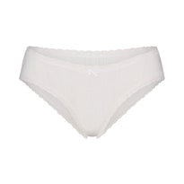 LIGHTWEIGHT COTTON POINTELLE LACE BRIEF