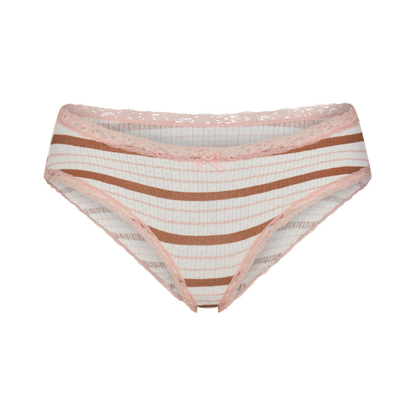 LIGHTWEIGHT COTTON pointelle lace brief by SKIMS