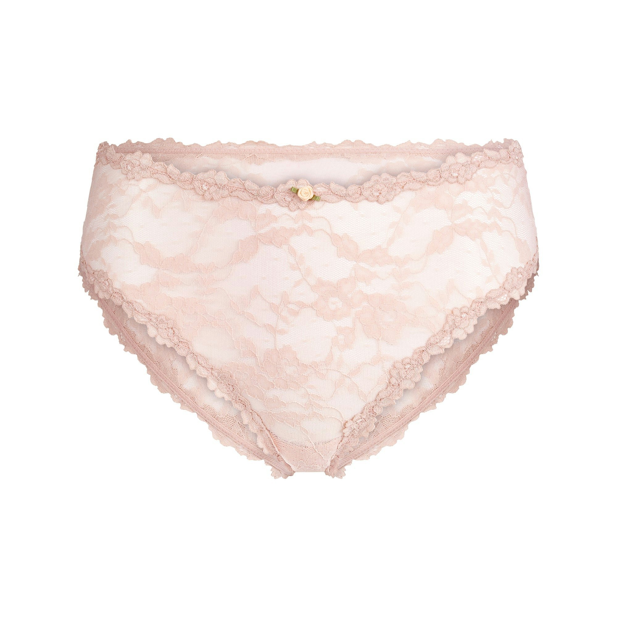 STRETCH LACE BRIEF | MORGANITE FLAT ON A WHITE BACKGROUND | FLT