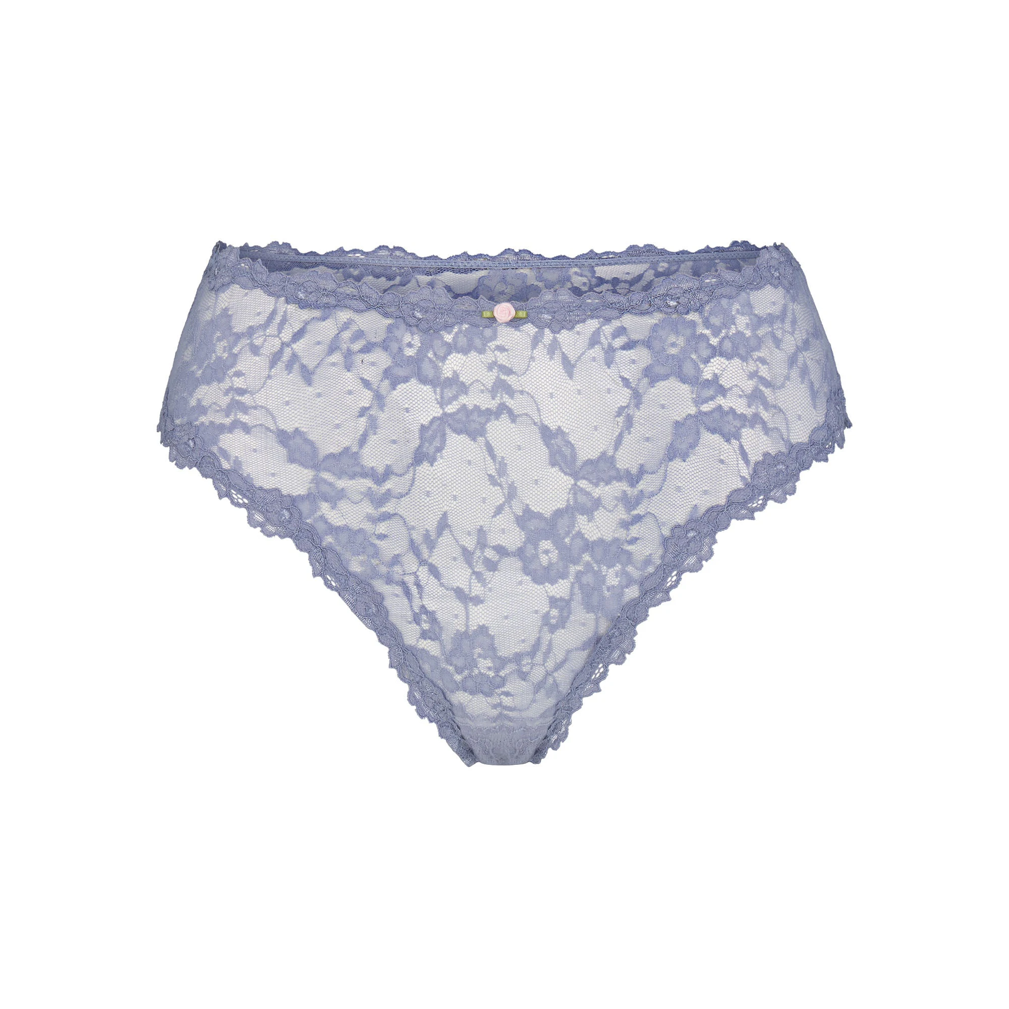 STRETCH LACE BRIEF | SLATE FLAT ON A WHITE BACKGROUND | FLT@ | FOCUS: 0.0, 1.0, 0.9