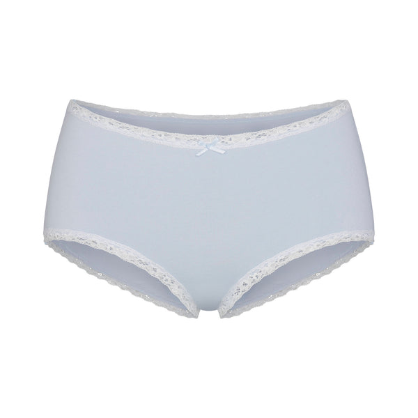 LIGHTWEIGHT COTTON lace boy short by SKIMS