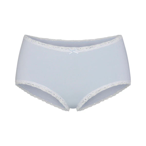 LIGHTWEIGHT COTTON lace boy short by SKIMS