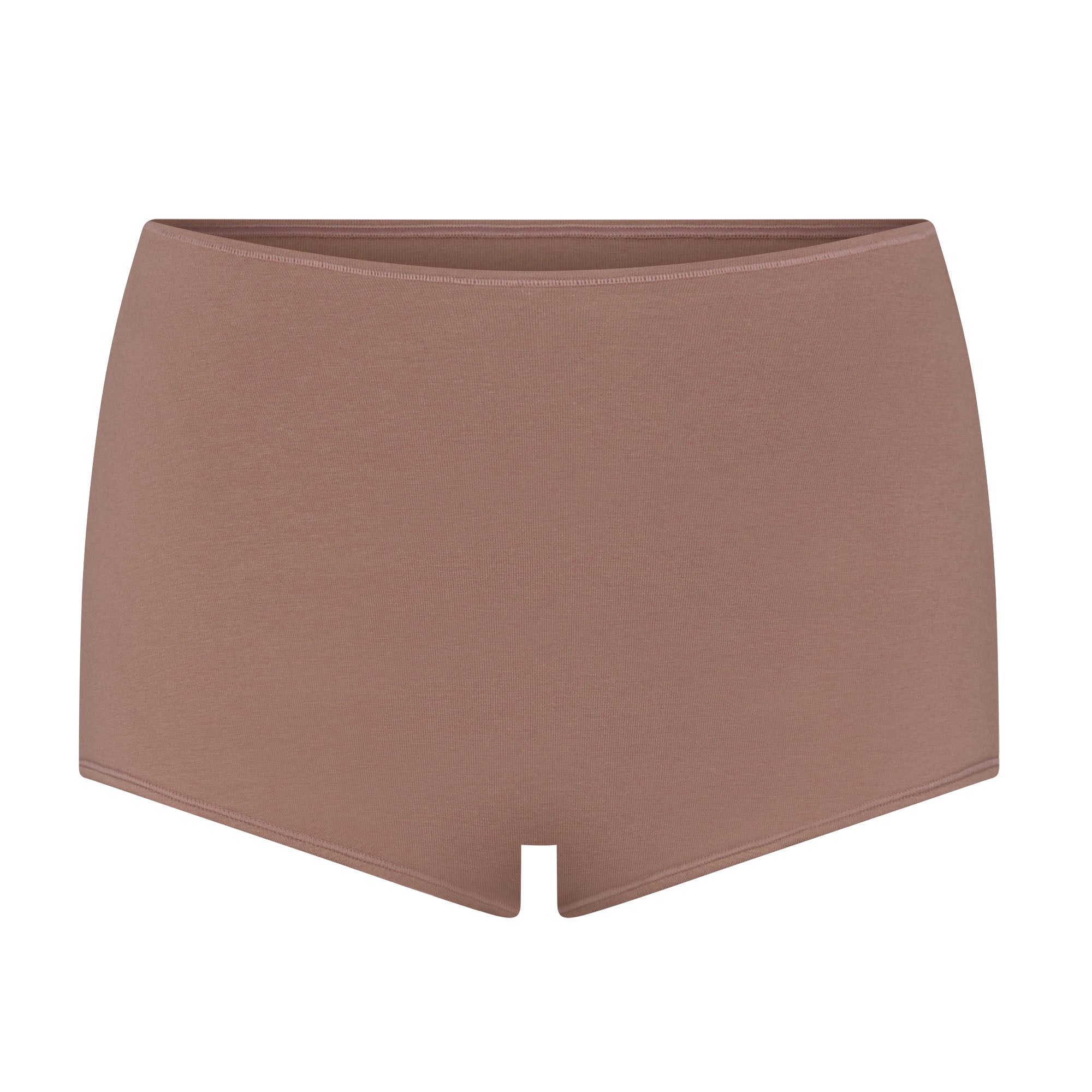 PERIOD PANTIES BOY SHORT | UMBER FLAT ON A WHITE BACKGROUND | FLT