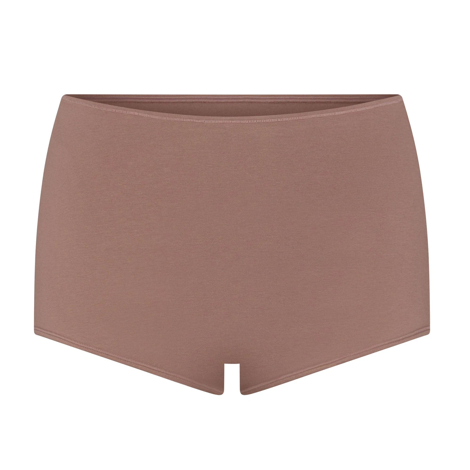 PERIOD PANTIES BOY SHORT | UMBER FLAT ON A WHITE BACKGROUND | FLT