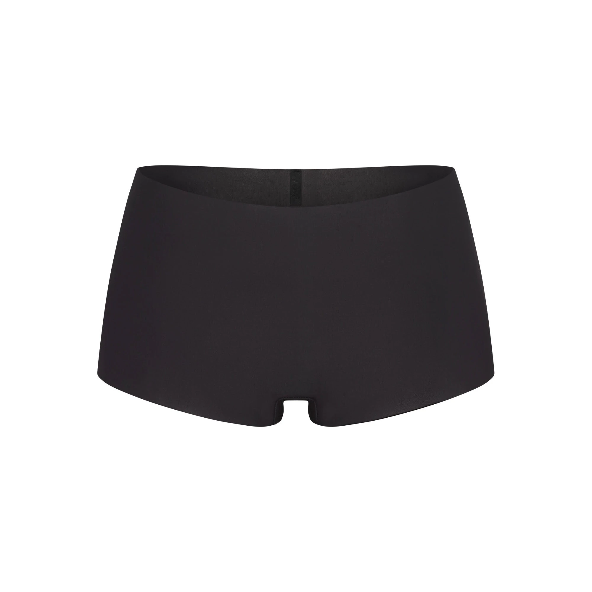 INVISIBLE BOY SHORT | ONYX FLAT ON A WHITE BACKGROUND | FLT