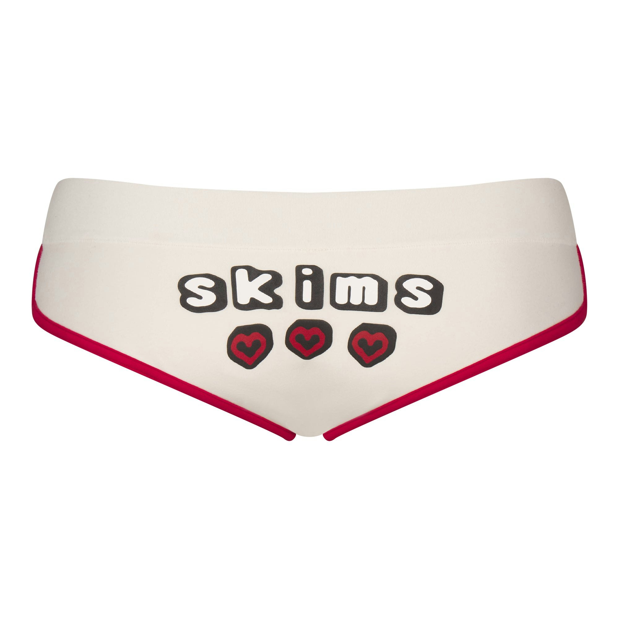 CACTUS PLANT FLEA MARKET X SKIMS COTTON JERSEY MICRO BOY SHORT 3-PACK | YUMMY MULTI FLAT ON A WHITE BACKGROUND