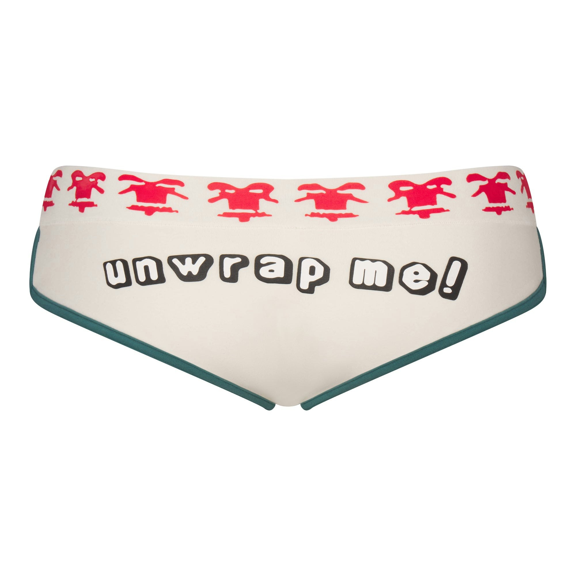 CACTUS PLANT FLEA MARKET X SKIMS COTTON JERSEY MICRO BOY SHORT 3-PACK | YUMMY MULTI FLAT ON A WHITE BACKGROUND