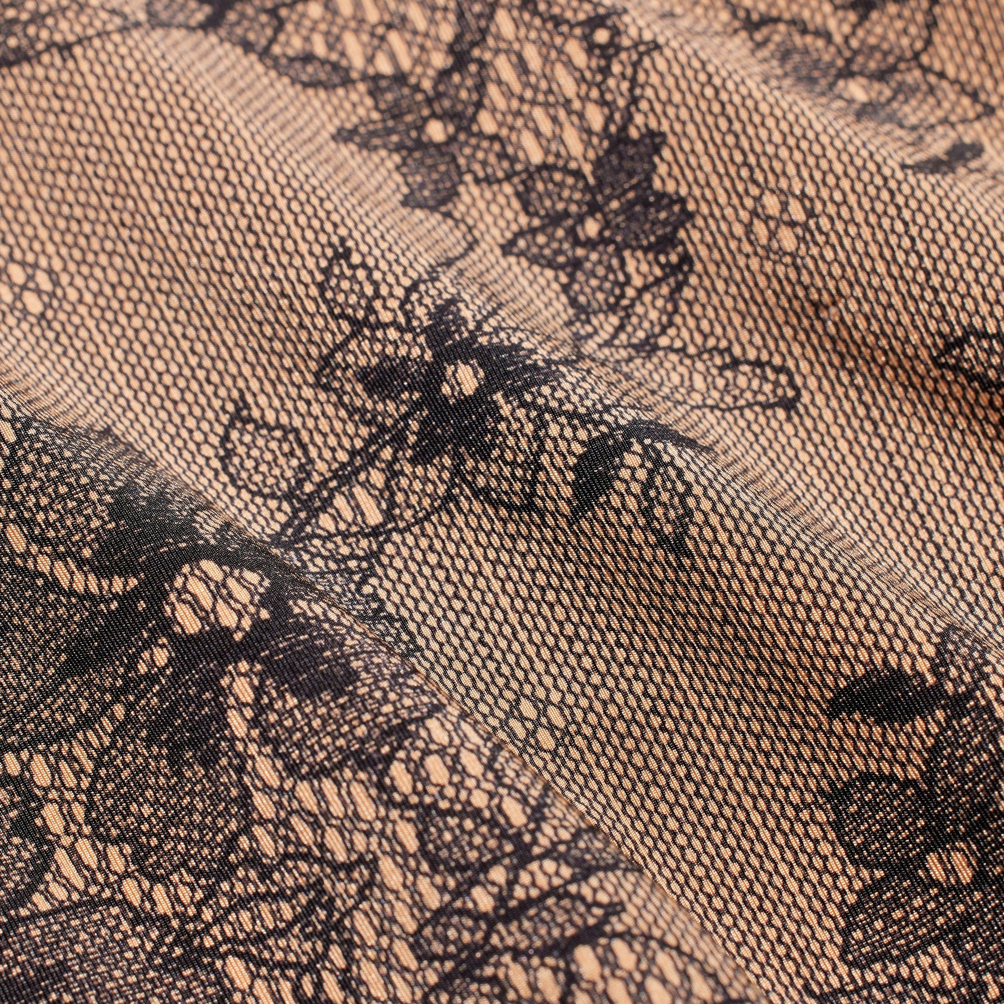 SHINE FOUNDATIONS DIPPED THONG | CLAY ONYX LACE PRINT ADDITIONAL FABRIC DETAILS