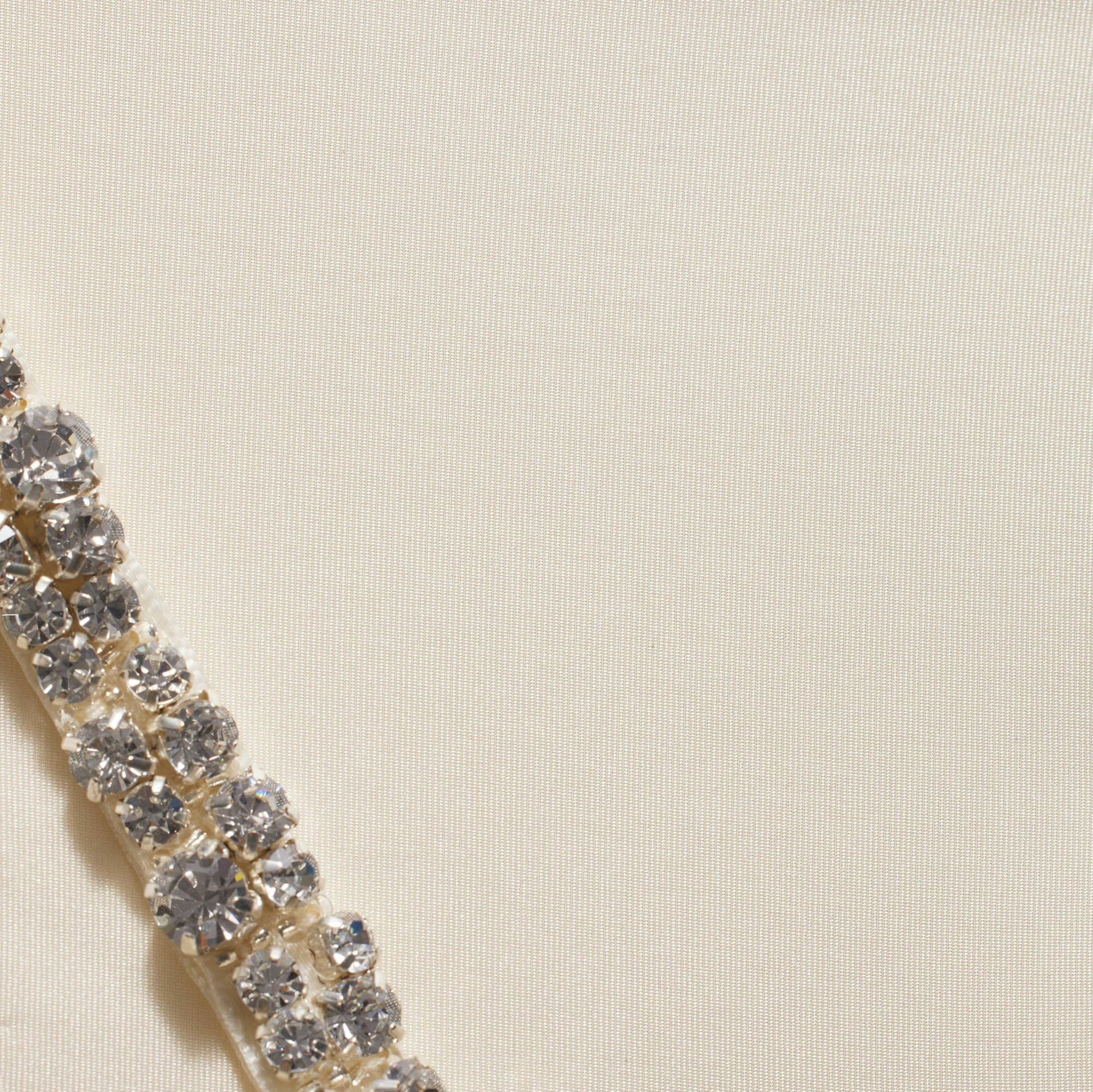 SKIMS ULTIMATE RHINESTONE TEARDROP PUSH-UP BRA | ECRU ADDITIONAL FABRIC DETAILS