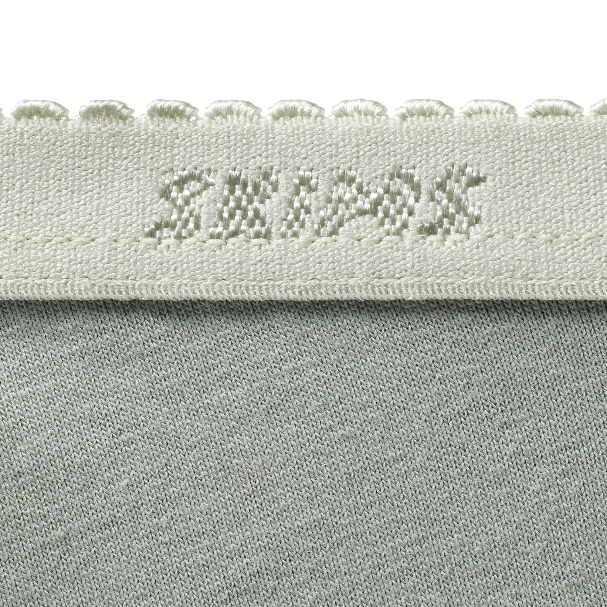 LIGHTWEIGHT COTTON LOGO PICOT HIPSTER | MINERAL ADDITIONAL FABRIC DETAILS