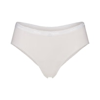 LIGHTWEIGHT COTTON LOGO PICOT HIPSTER