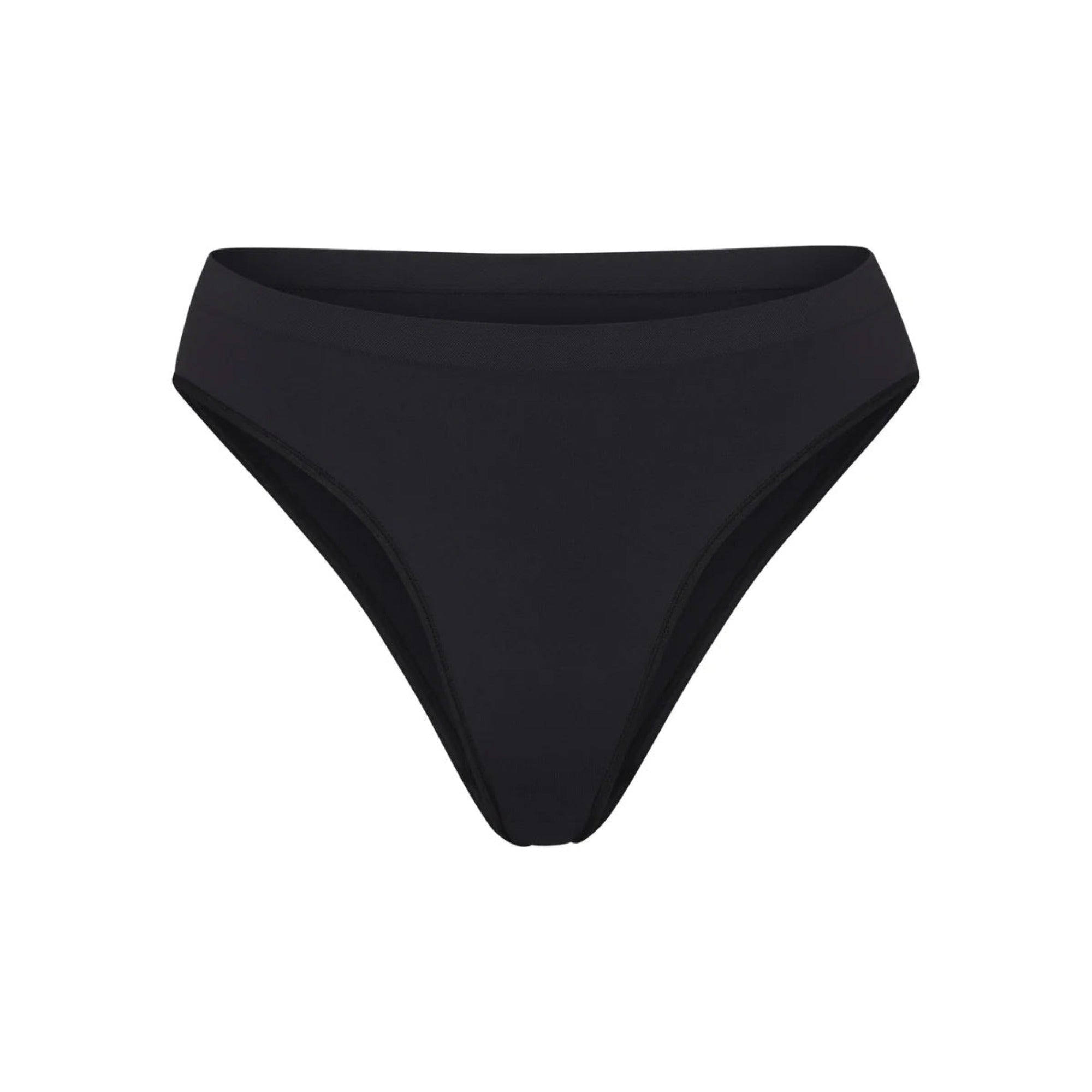 SOFT SMOOTHING SEAMLESS BRIEF | ONYX (BRIEFS, PANTIES) LAYS FLAT ON A WHITE BACKGROUND | FLT