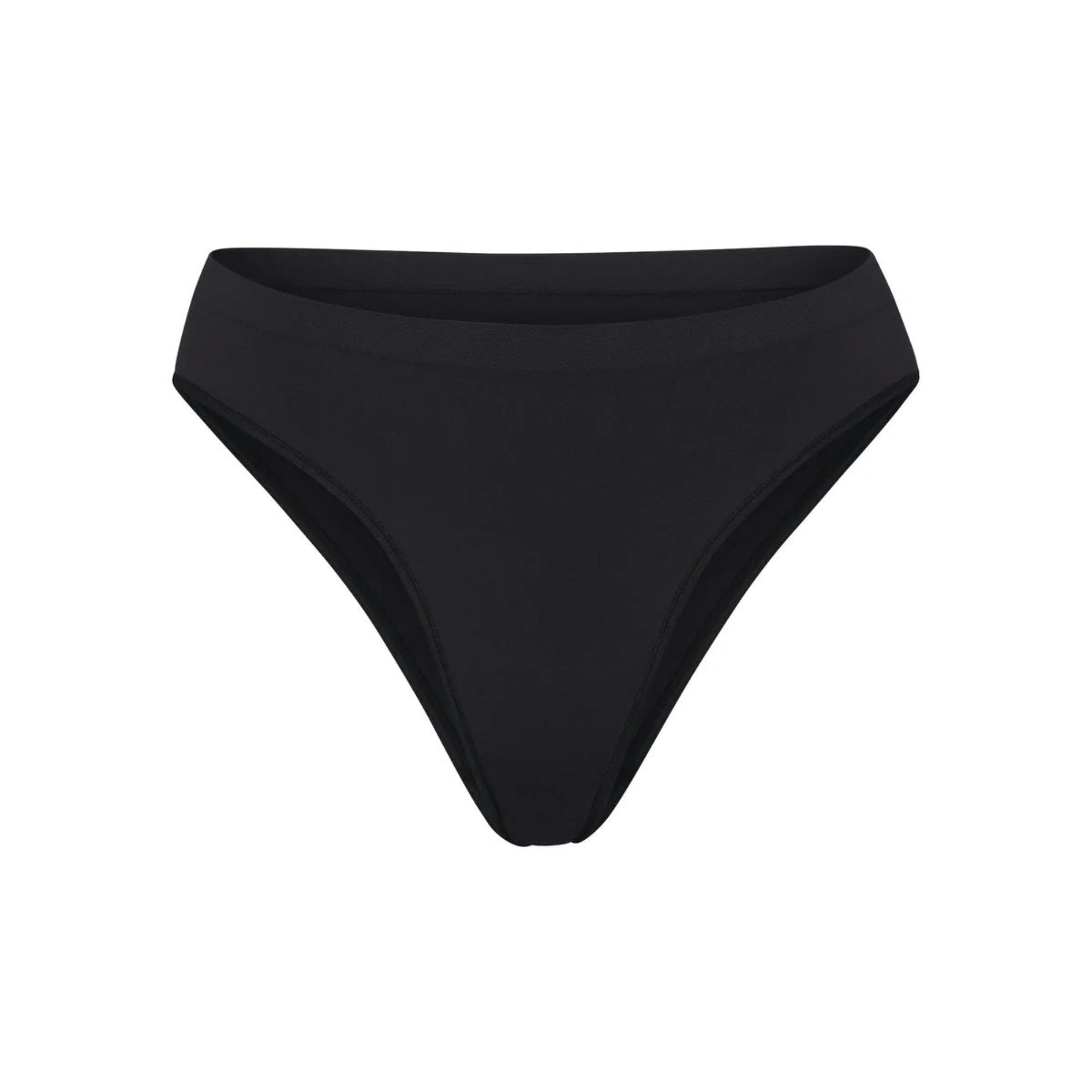 SOFT SMOOTHING SEAMLESS BRIEF | ONYX (BRIEFS, PANTIES) LAYS FLAT ON A WHITE BACKGROUND | FLT