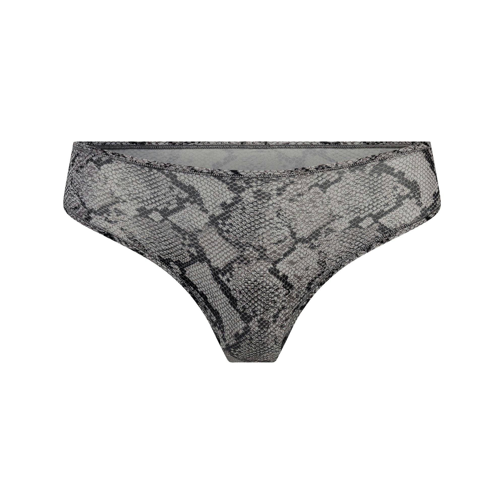 FITS EVERYBODY CHEEKY BRIEF | SHADOW SNAKE PRINT FLAT ON A WHITE BACKGROUND | FLT