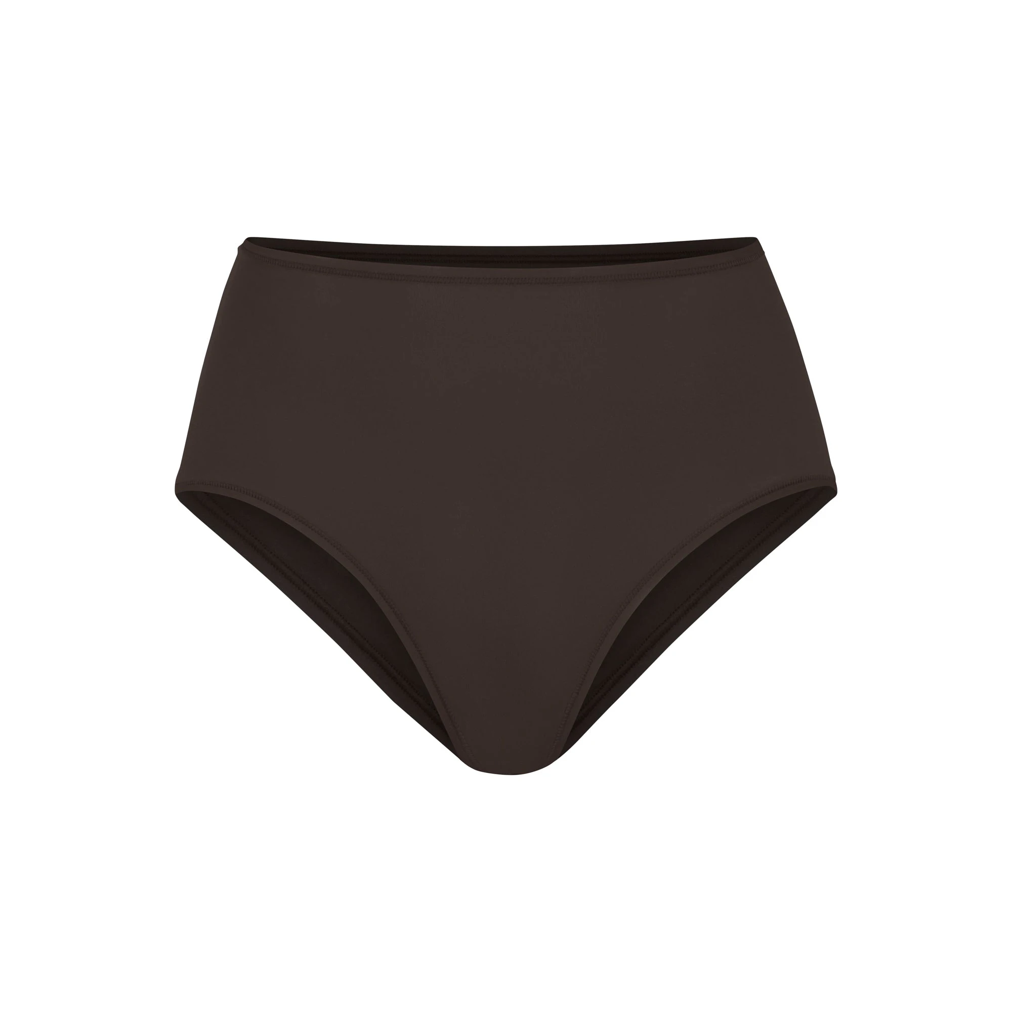 FITS EVERYBODY FULL BRIEF | ESPRESSO (BRIEFS, PANTIES) LAYS FLAT ON A WHITE BACKGROUND