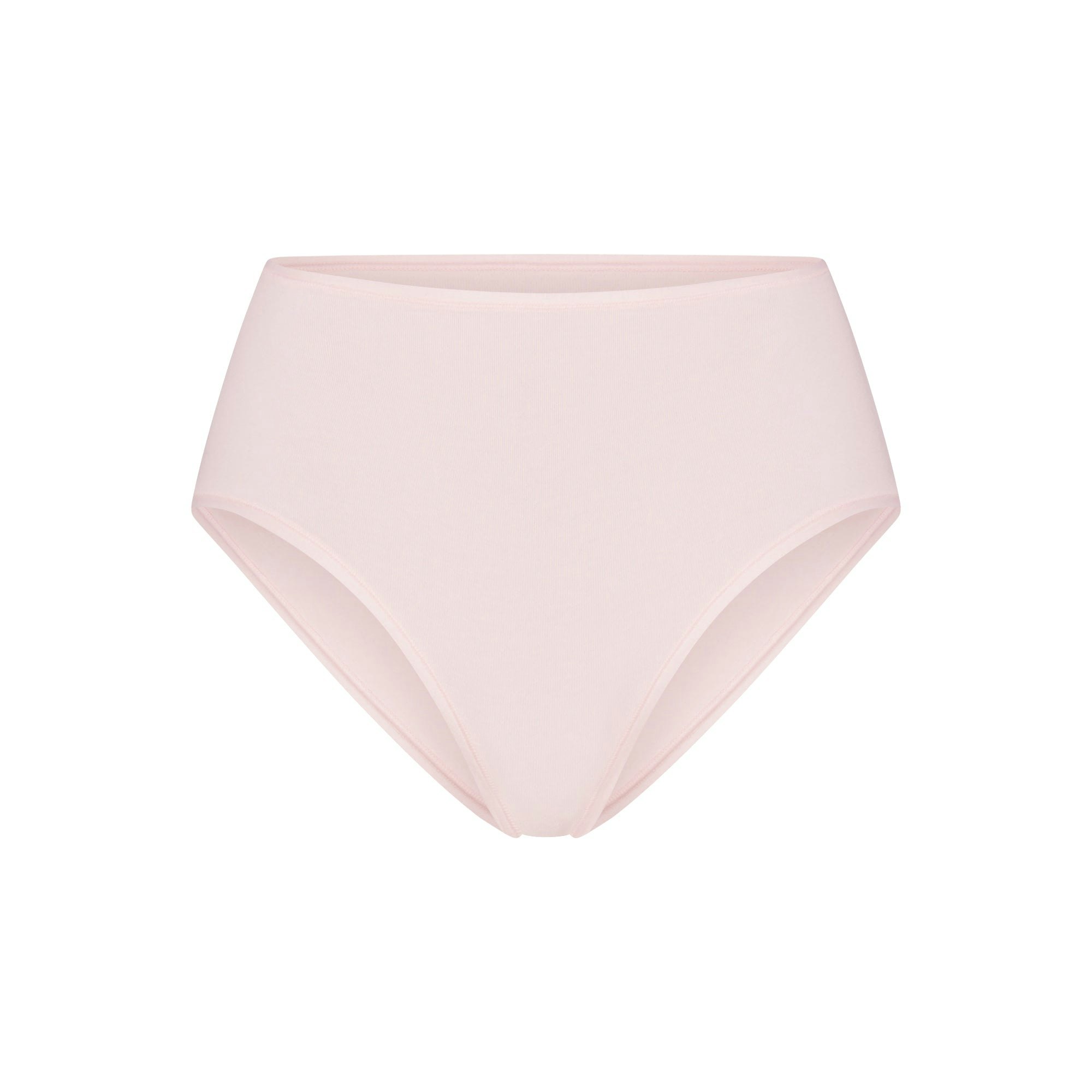 COTTON JERSEY FULL BRIEF | BARELY PINK (BRIEFS) FLAT ON A WHITE BACKGROUND | FLT