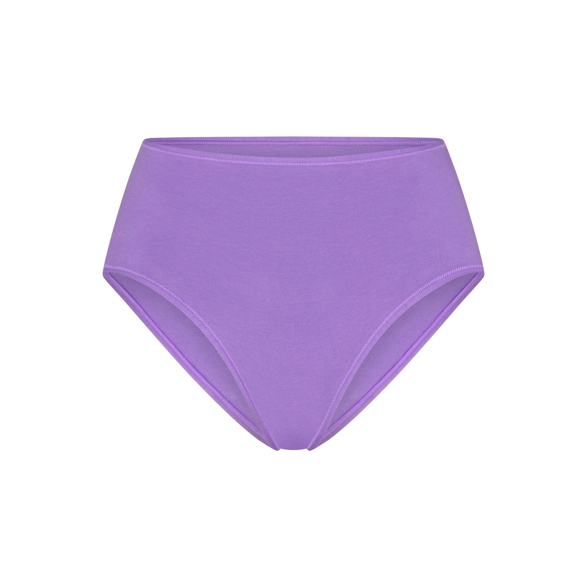 COTTON JERSEY FULL BRIEF | ULTRA VIOLET(BRIEFS, PANTIES) FLAT ON A WHITE BACKGROUND