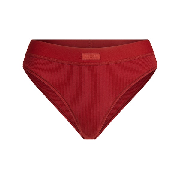 COTTON RIB BRIEF | BRICK FLAT ON A WHITE BACKGROUND | FLT