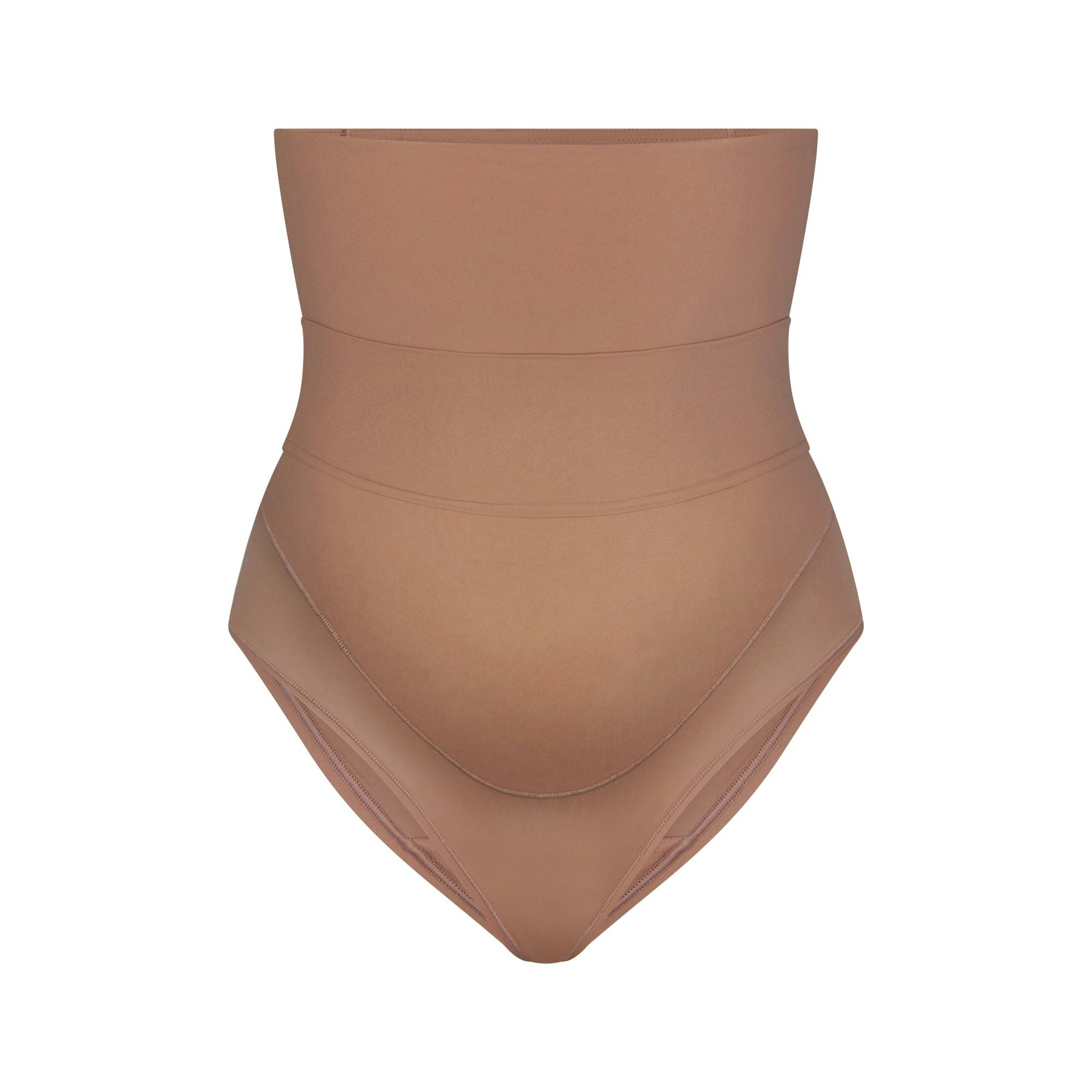 FITS EVERYBODY MATERNITY BANDED HIGH-WAISTED BRIEF | SIENNA (BRIEFS, PANTIES) LAYS FLAT ON A WHITE BACKGROUND | FLT