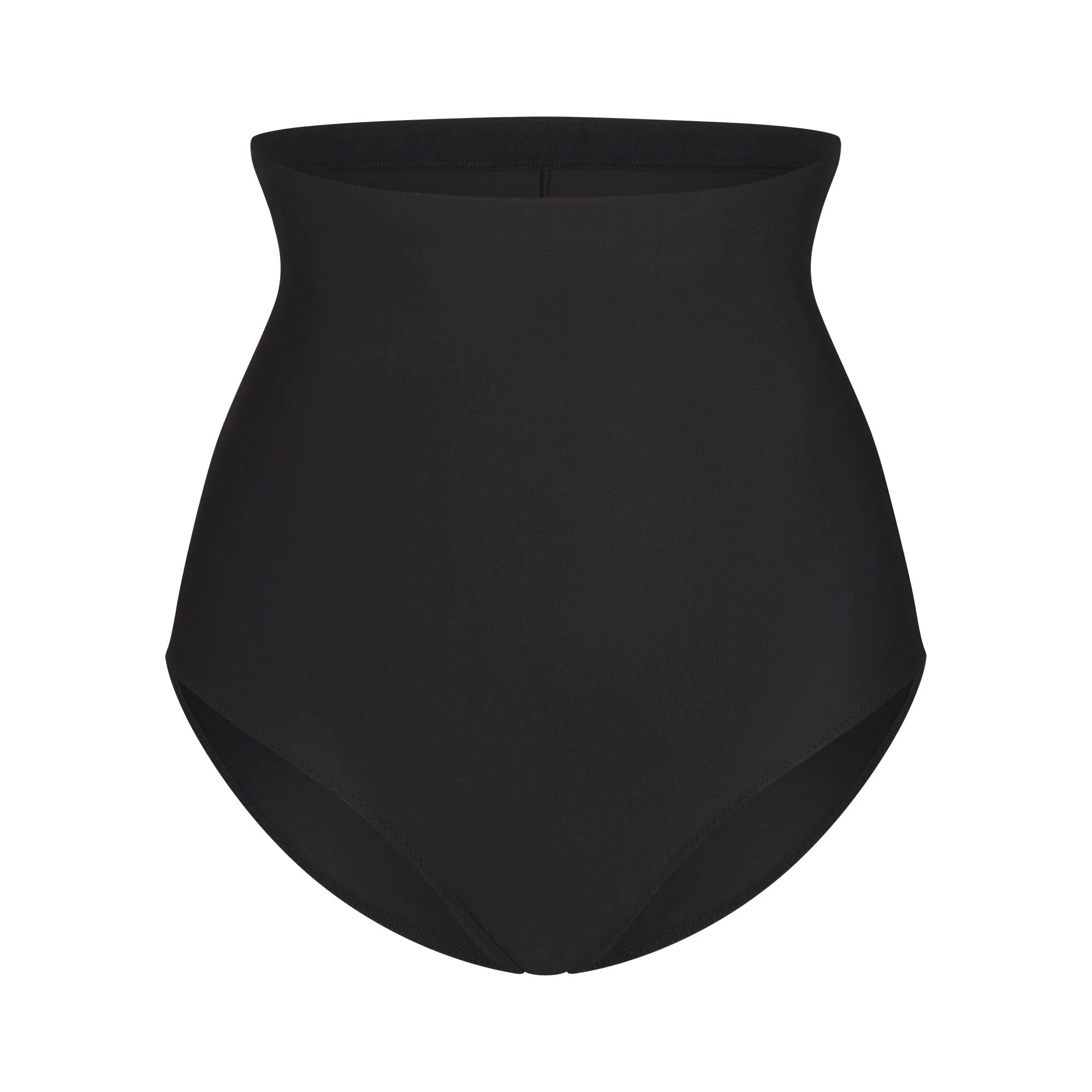 SKIMS BODY CORE SCULPT BUTT LIFTING BRIEF | ONYX FLAT ON A WHITE BACKGROUND | FLT