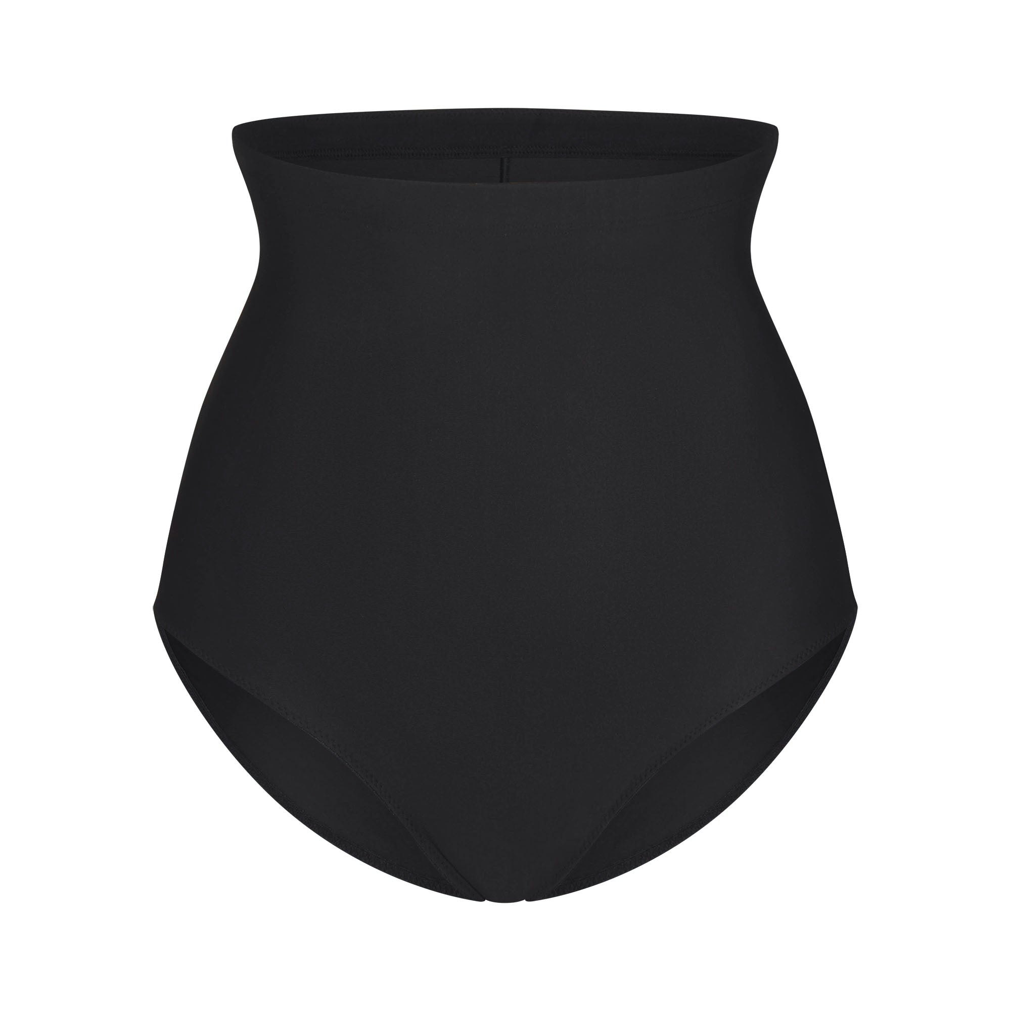 SKIMS BODY CORE SCULPT BUTT LIFTING BRIEF | ONYX FLAT ON A WHITE BACKGROUND | FLT