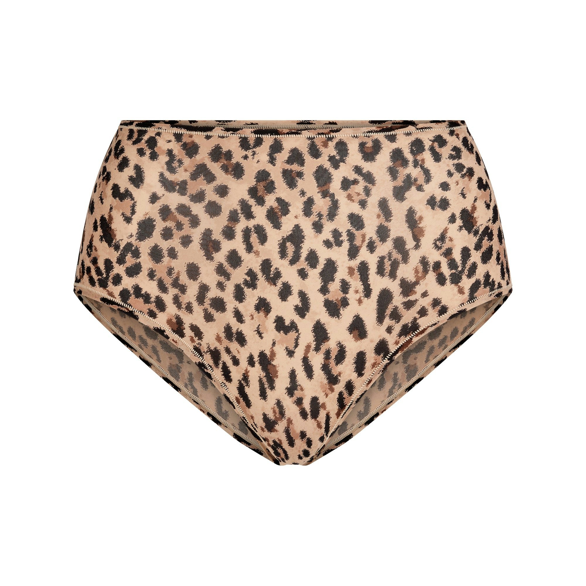 FITS EVERYBODY FULL BRIEF | SIENNA JAGUAR PRINT FLAT ON A WHITE BACKGROUND | FLT