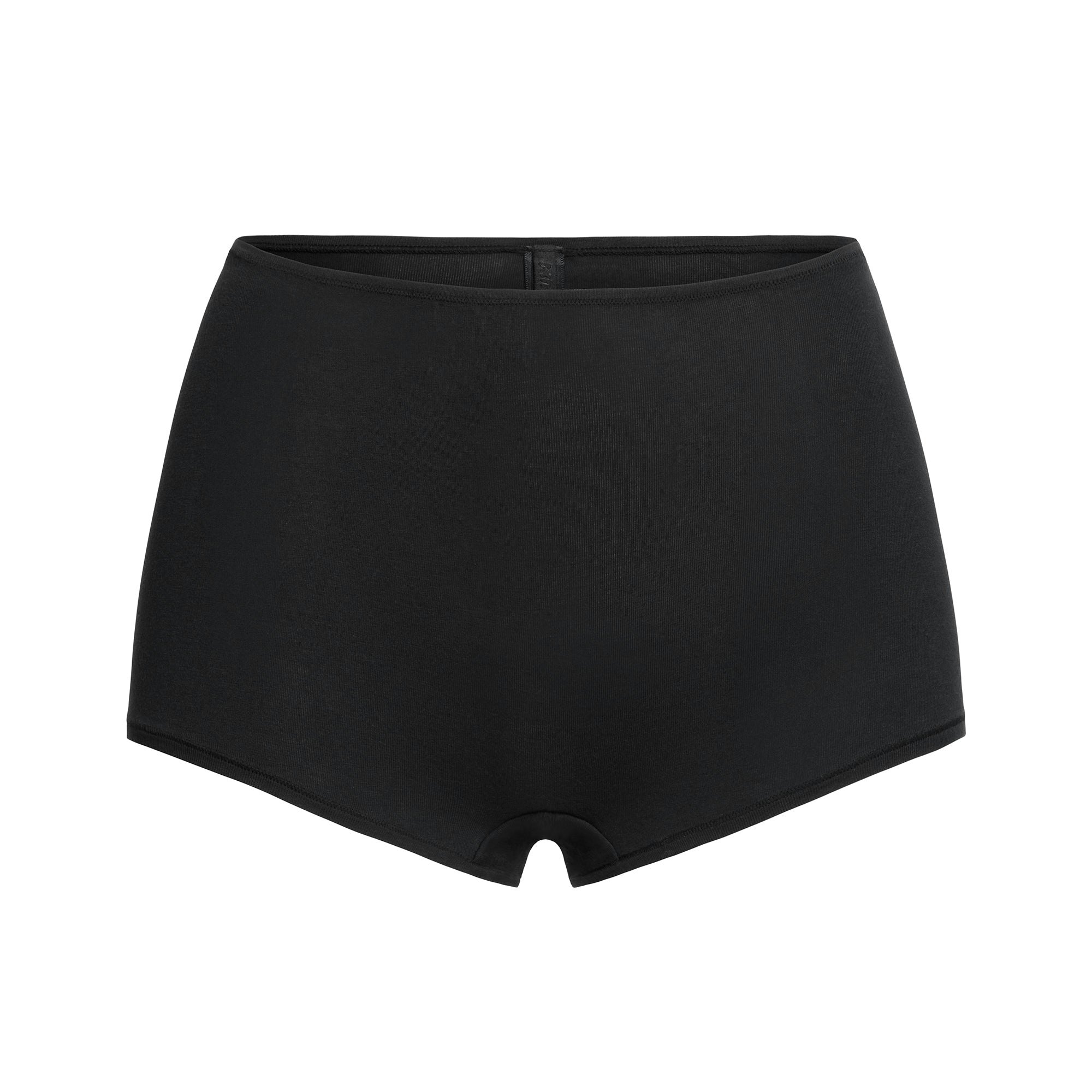 COTTON JERSEY BOY SHORT | SOOT FLAT ON A WHITE BACKGROUND | FLT