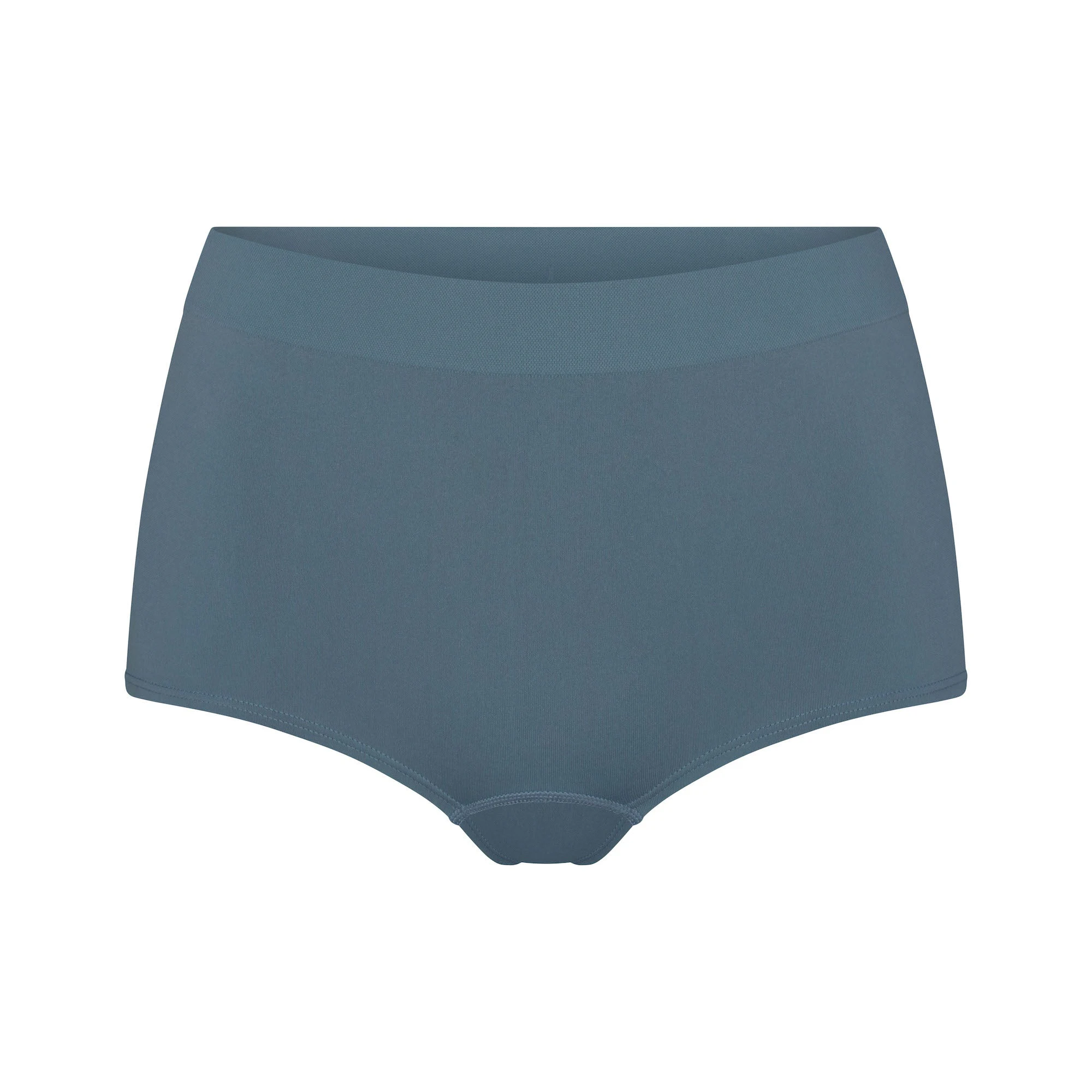 SOFT SMOOTHING SEAMLESS BOY SHORT | KYANITE (BOY SHORTS, PANTIES) FLAT ON A WHITE BACKGROUND | FLT