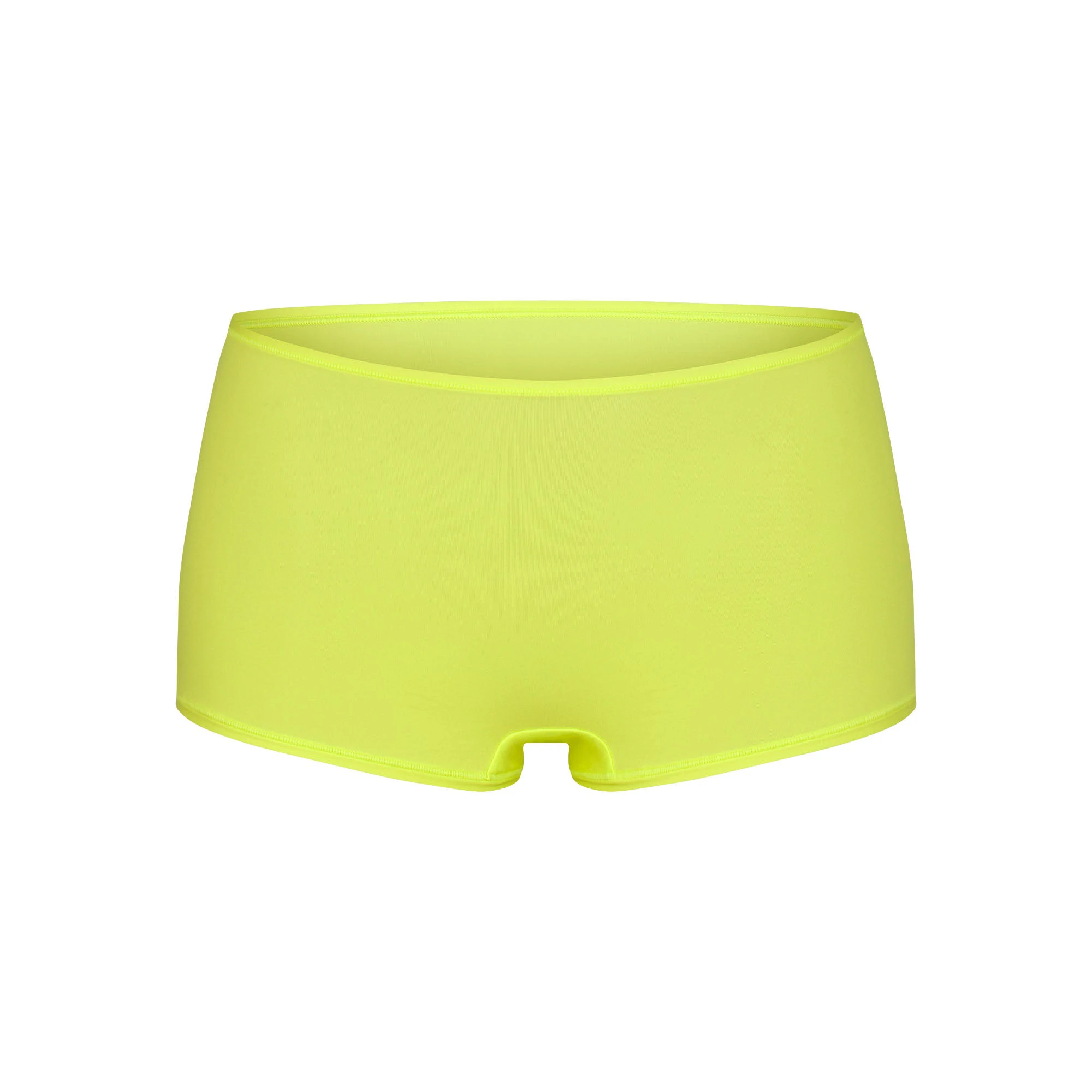 FITS EVERYBODY BOY SHORT | DAFFODIL (BOY SHORTS, PANTIES) LAYS FLAT ON A WHITE BACKGROUND