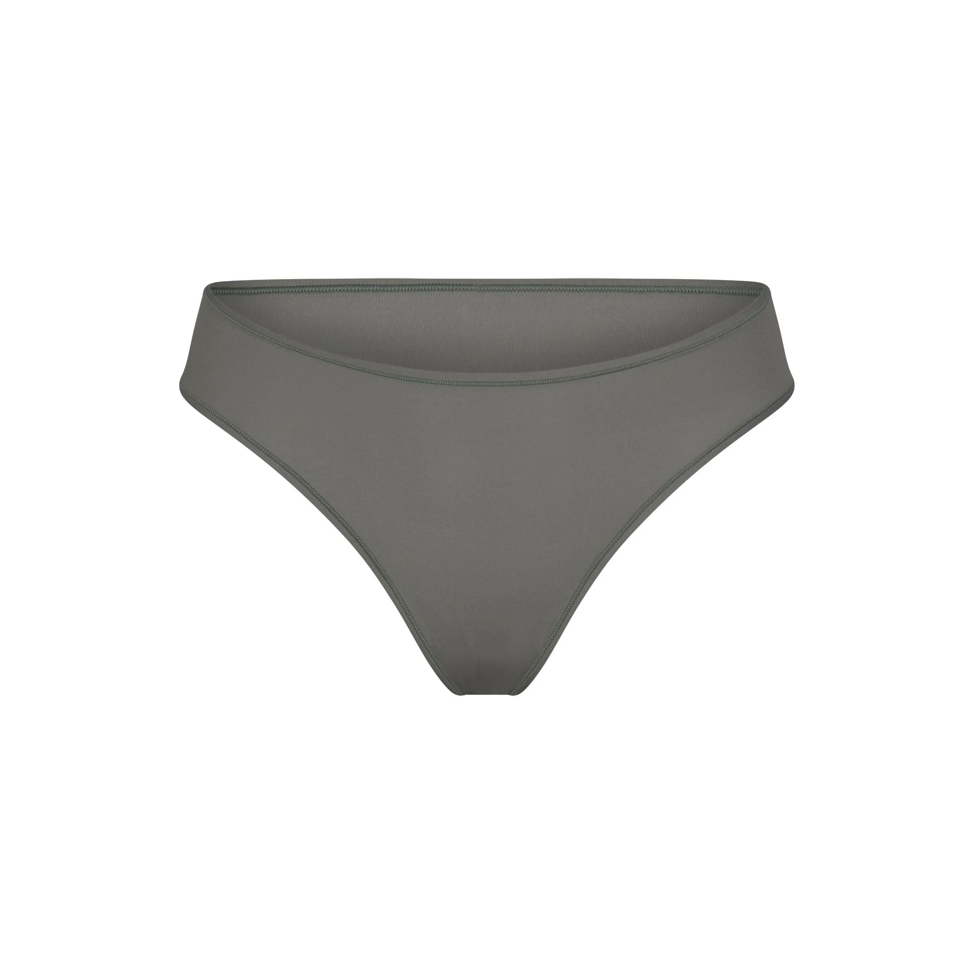 FITS EVERYBODY CHEEKY BRIEF | GUNMETAL (BRIEFS, PANTIES) FLAT ON A WHITE BACKGROUND