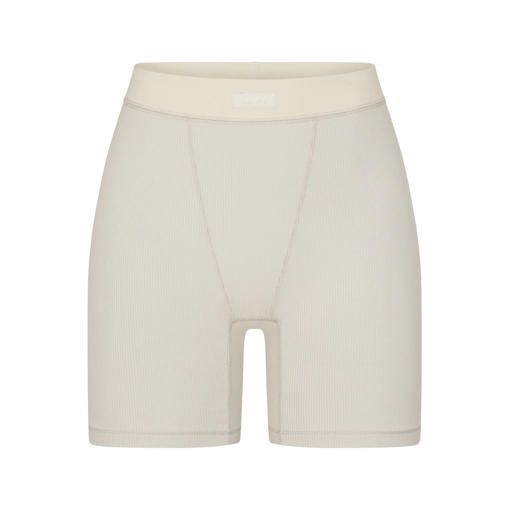 SOFT LOUNGE BOXER LAYS FLAT ON A WHITE BACKGROUND