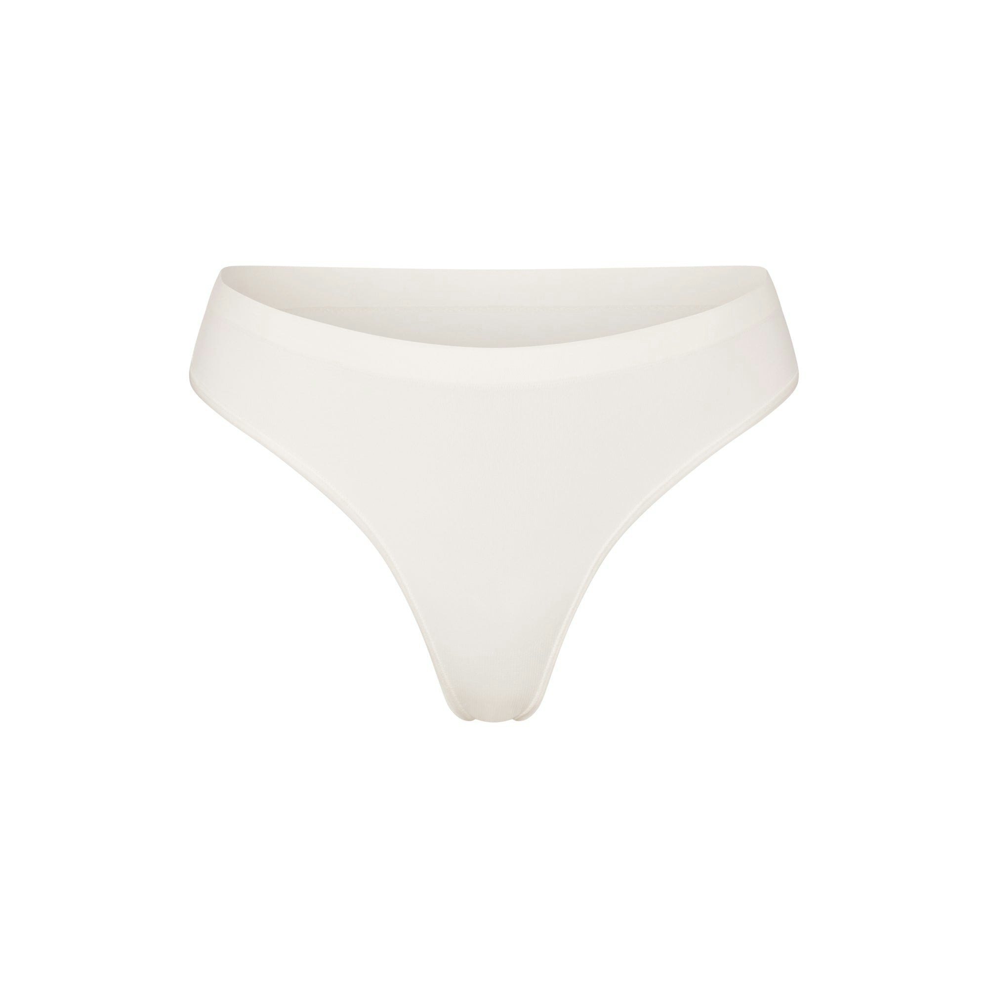 SOFT SMOOTHING SEAMLESS THONG | MARBLE (THONGS, PANTIES) LAYS FLAT ON A WHITE BACKGROUND | FLT