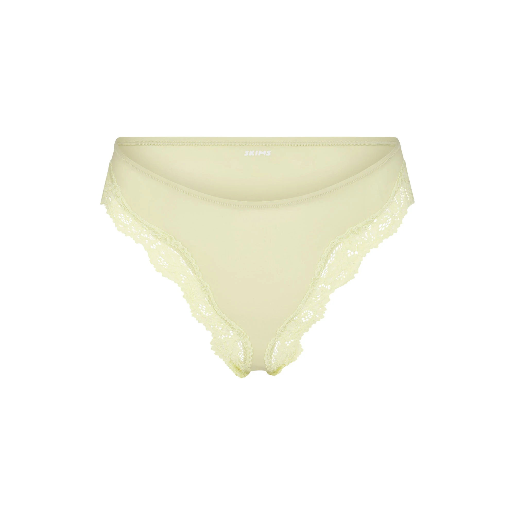 FITS EVERYBODY LACE TANGA | SAGE (TANGAS, PANTIES) FLAT ON A WHITE BACKGROUND | FLT