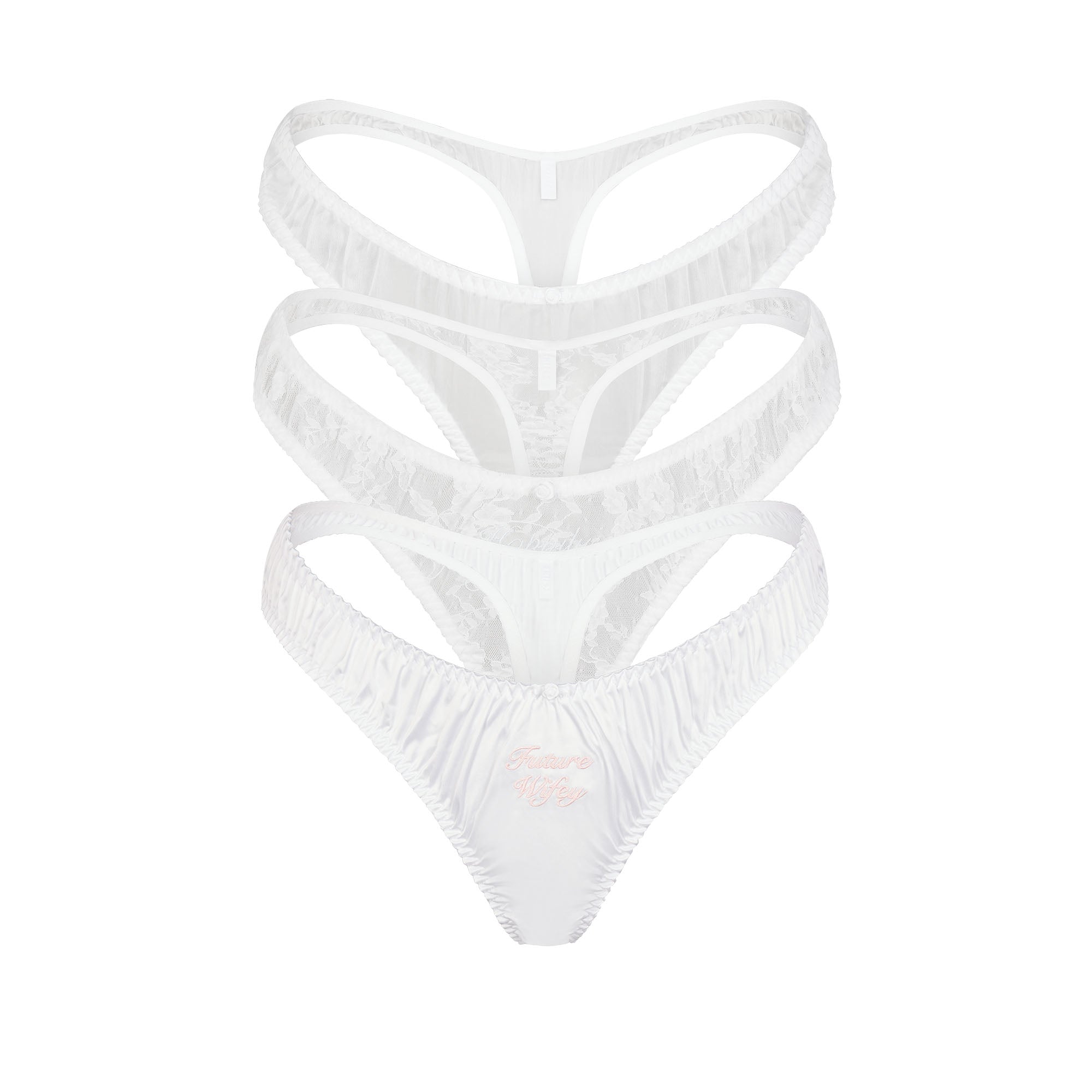 White thongs wedding shop