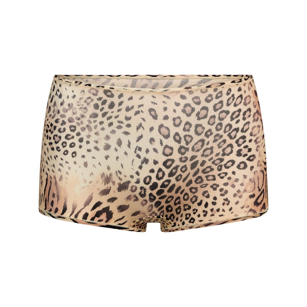 FITS EVERYBODY BOY SHORT | SAND MULTI ANIMAL FLAT ON A WHITE BACKGROUND | FLT