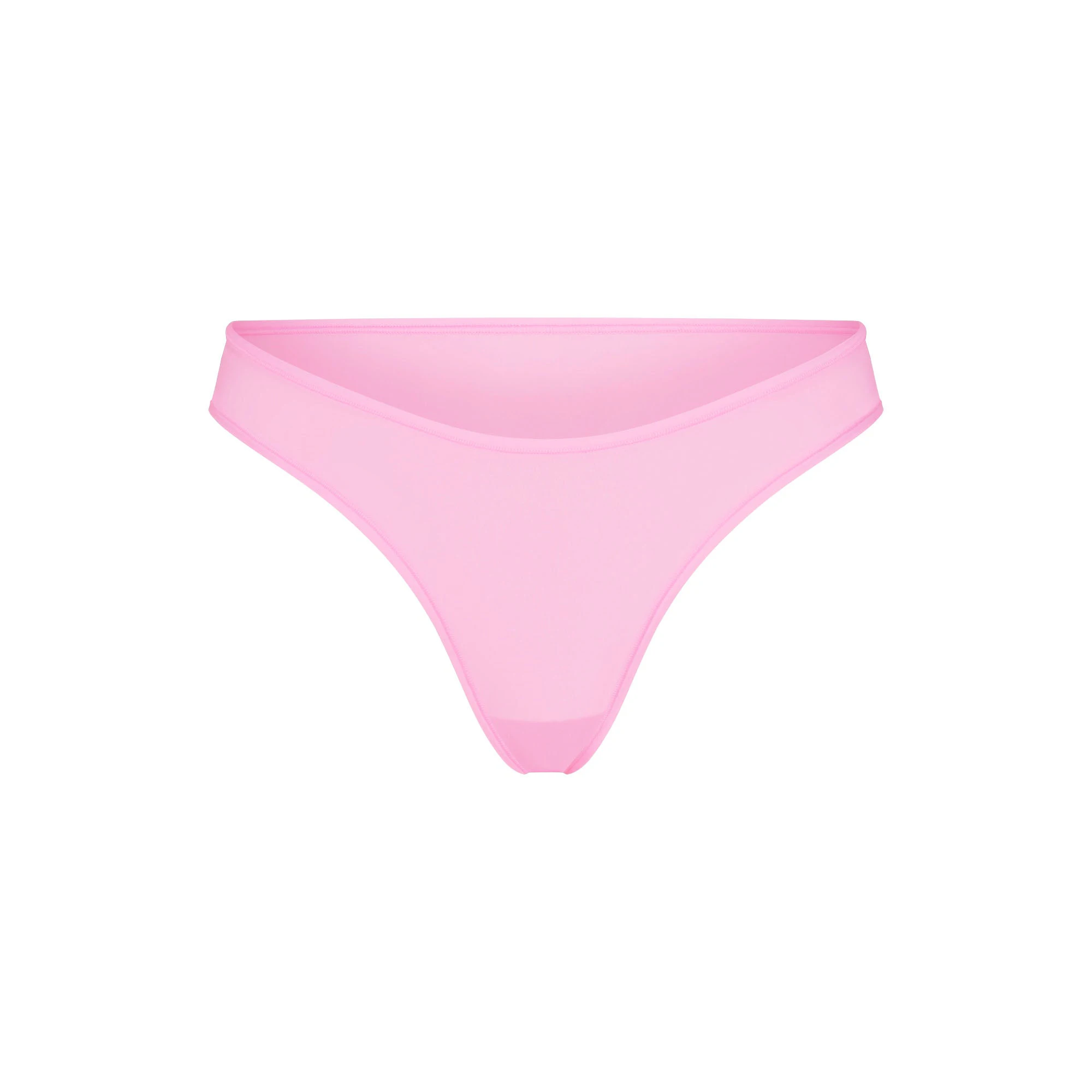 FITS EVERYBODY DIPPED FRONT THONG | BUBBLEGUM FLAT ON A WHITE BACKGROUND | FLT